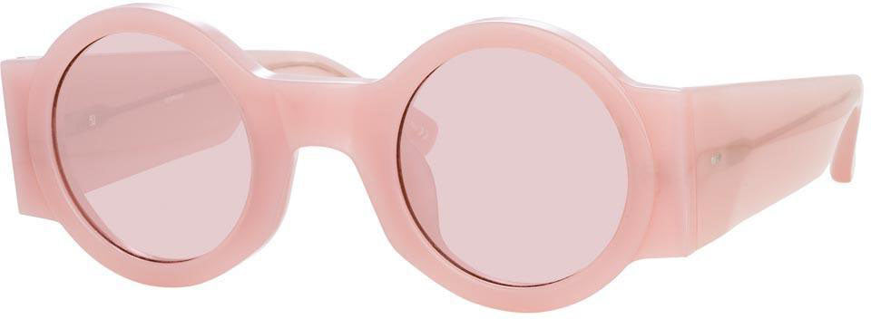 Color_DVN98C20SUN - Dries Van Noten 98 Round Sunglasses in Pink