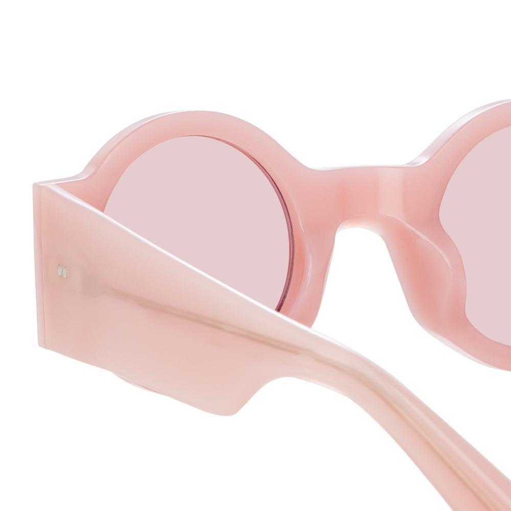 Color_DVN98C20SUN - Dries Van Noten 98 Round Sunglasses in Pink
