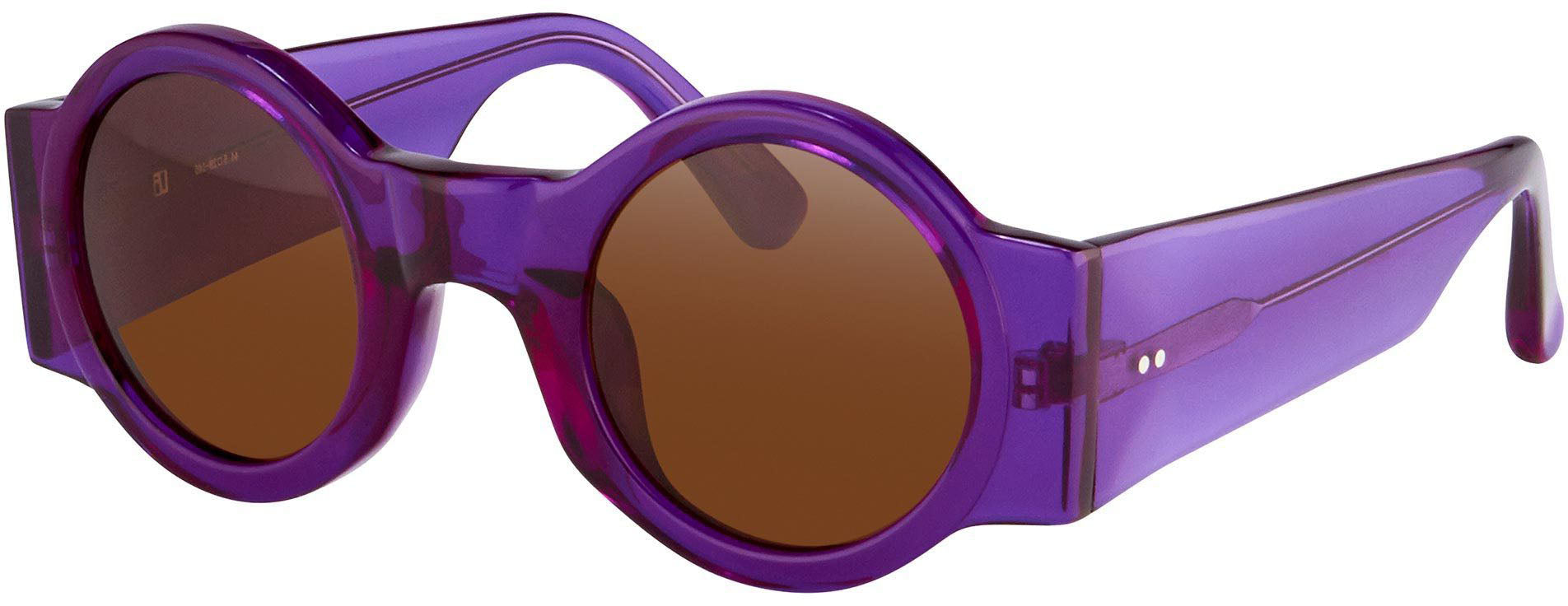 Color_DVN98C6SUN - Dries van Noten 98 C6 Round Sunglasses