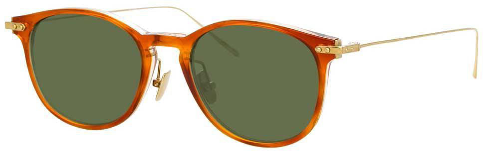 Color_LF01C11SUN - Linda Farrow Linear Fuller C11 D-FrameSunglasses