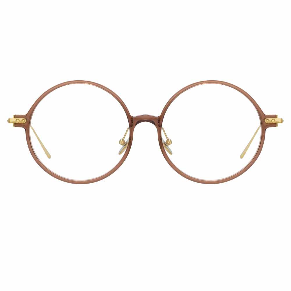 Color_LF09C8OPT - Linda Farrow Linear Savoye C6 Round Optical Frame