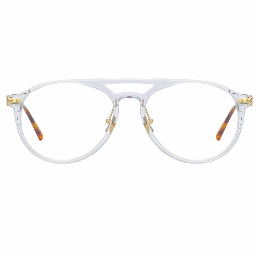 Color_LF23C4OPT - Linda Farrow Linear Ando C4 Aviator Optical Frame