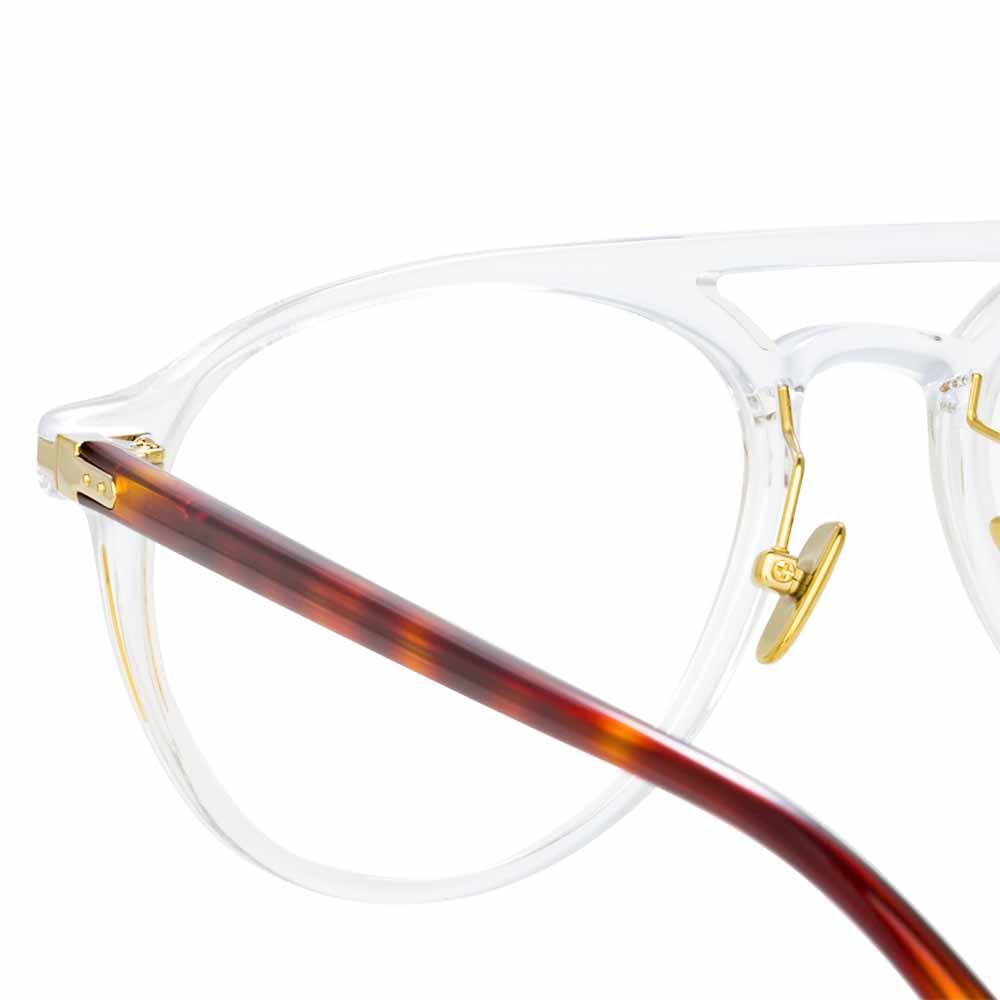 Color_LF23C4OPT - Linda Farrow Linear Ando C4 Aviator Optical Frame