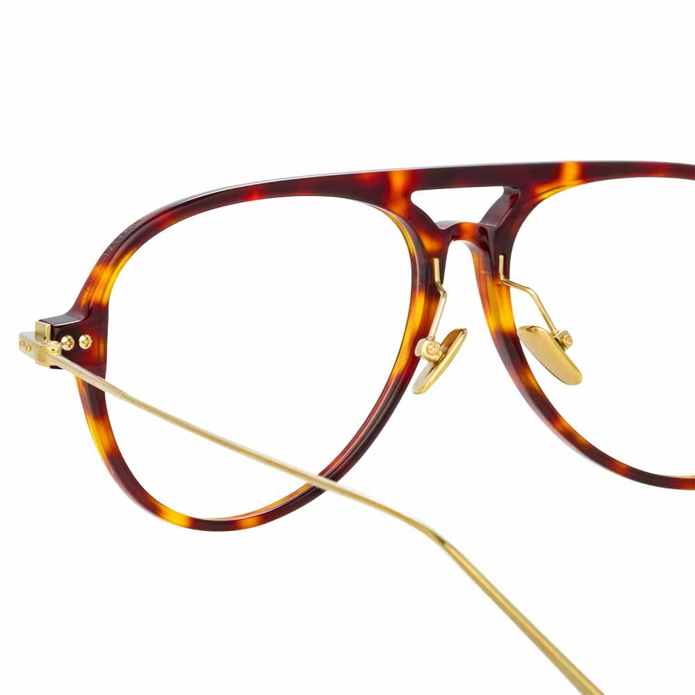 Color_LF24C2OPT - Linda Farrow Linear Gilles C2 Aviator Optical Frame