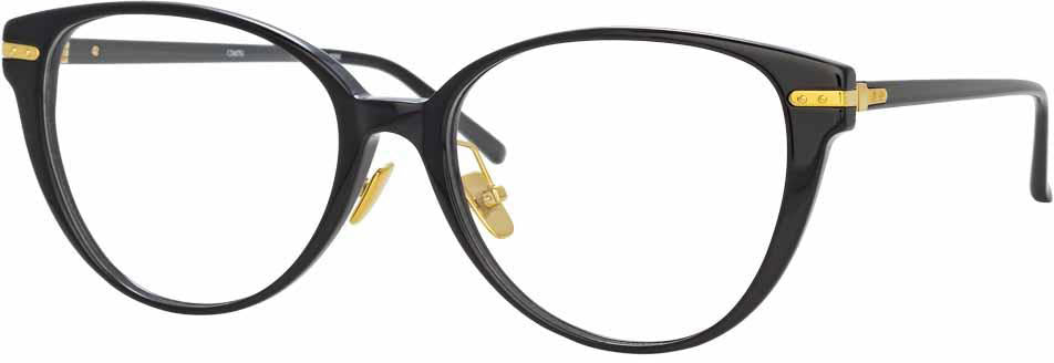 Color_LF26C1OPT - Linda Farrow Linear Arch C1 Cat Eye Optical Frame