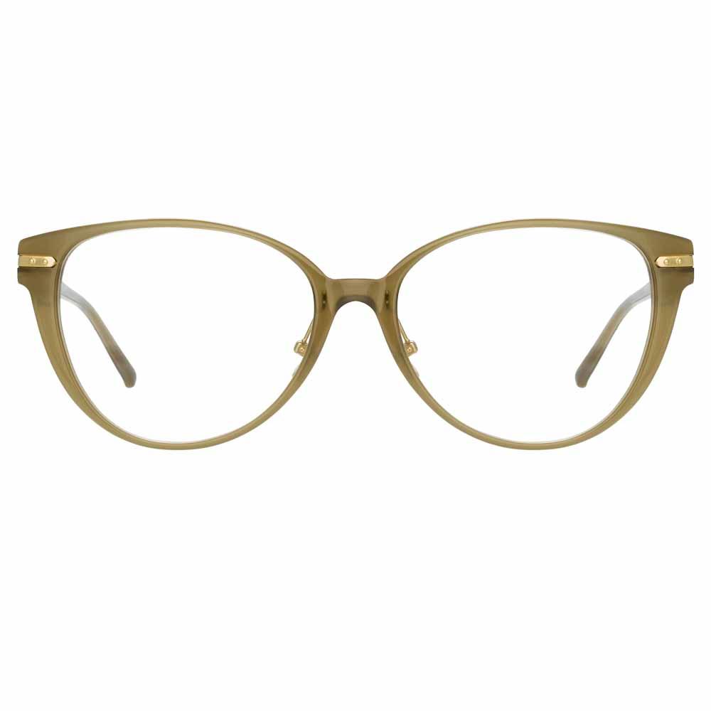Color_LF26C5OPT - Linda Farrow Linear Arch C5 Cat Eye Optical Frame