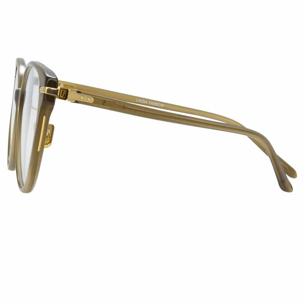Color_LF26C5OPT - Linda Farrow Linear Arch C5 Cat Eye Optical Frame