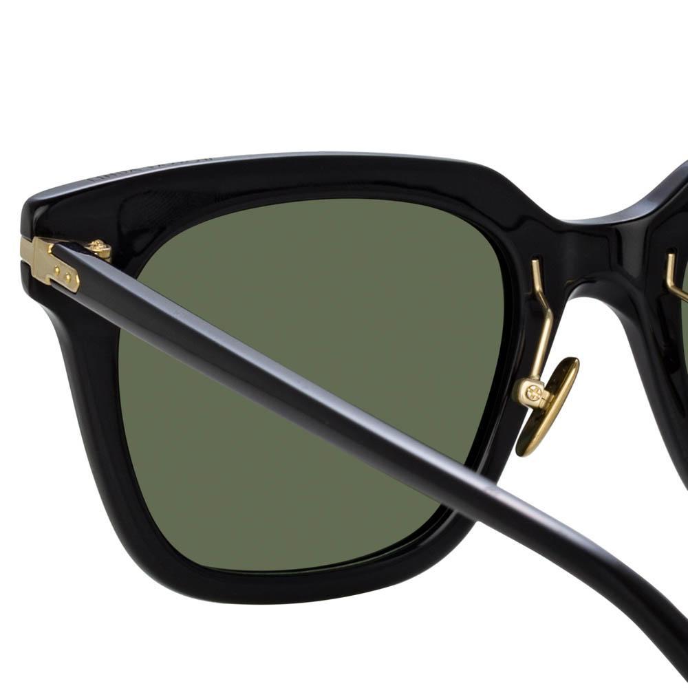 Color_LF28C5SUN - Empire D-Frame Sunglasses in Black