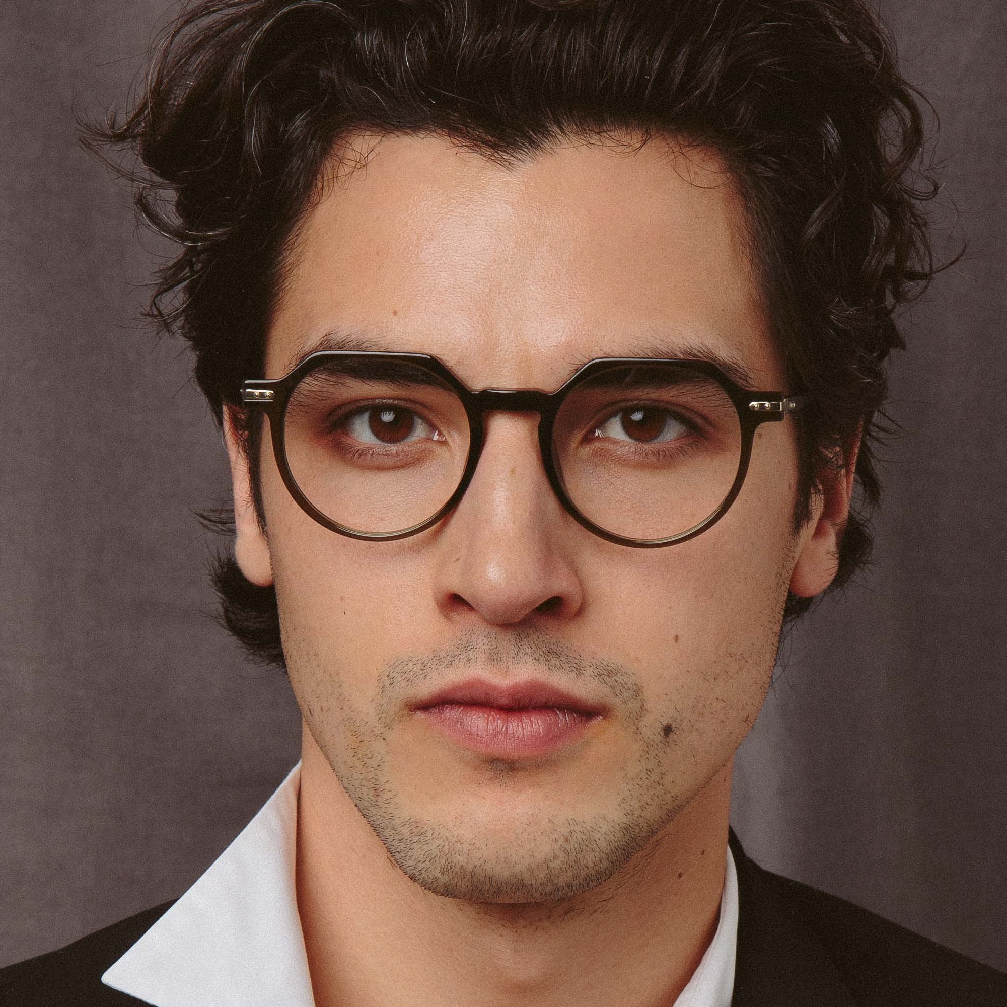 Color_LF50C2OPT - Griffin Oval Optical Frame in Tortoiseshell