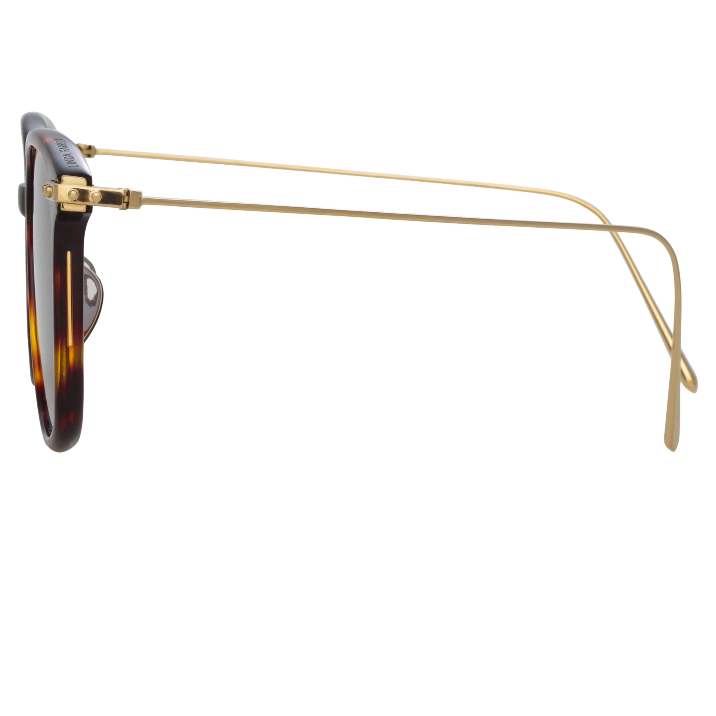 Color_LF53C6SUN - Coffey Rectangular Sunglasses in Tortoiseshell