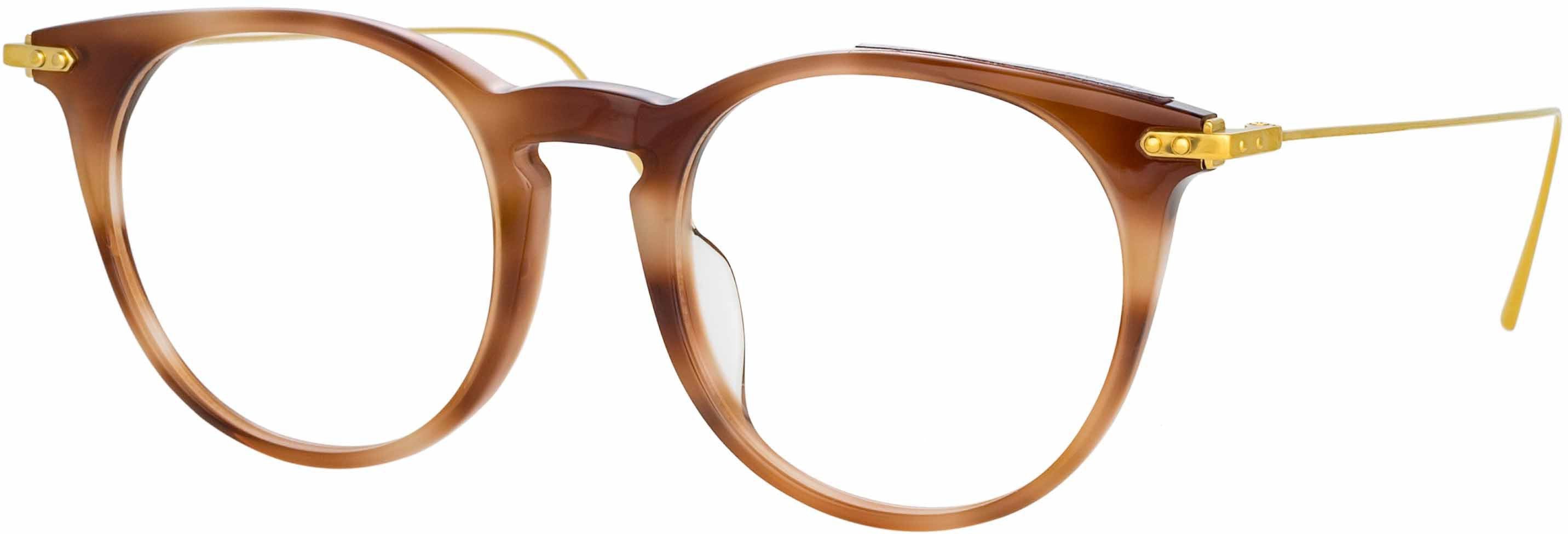 Color_LF54C4OPT - Ellis Oval Optical Frame in Brown