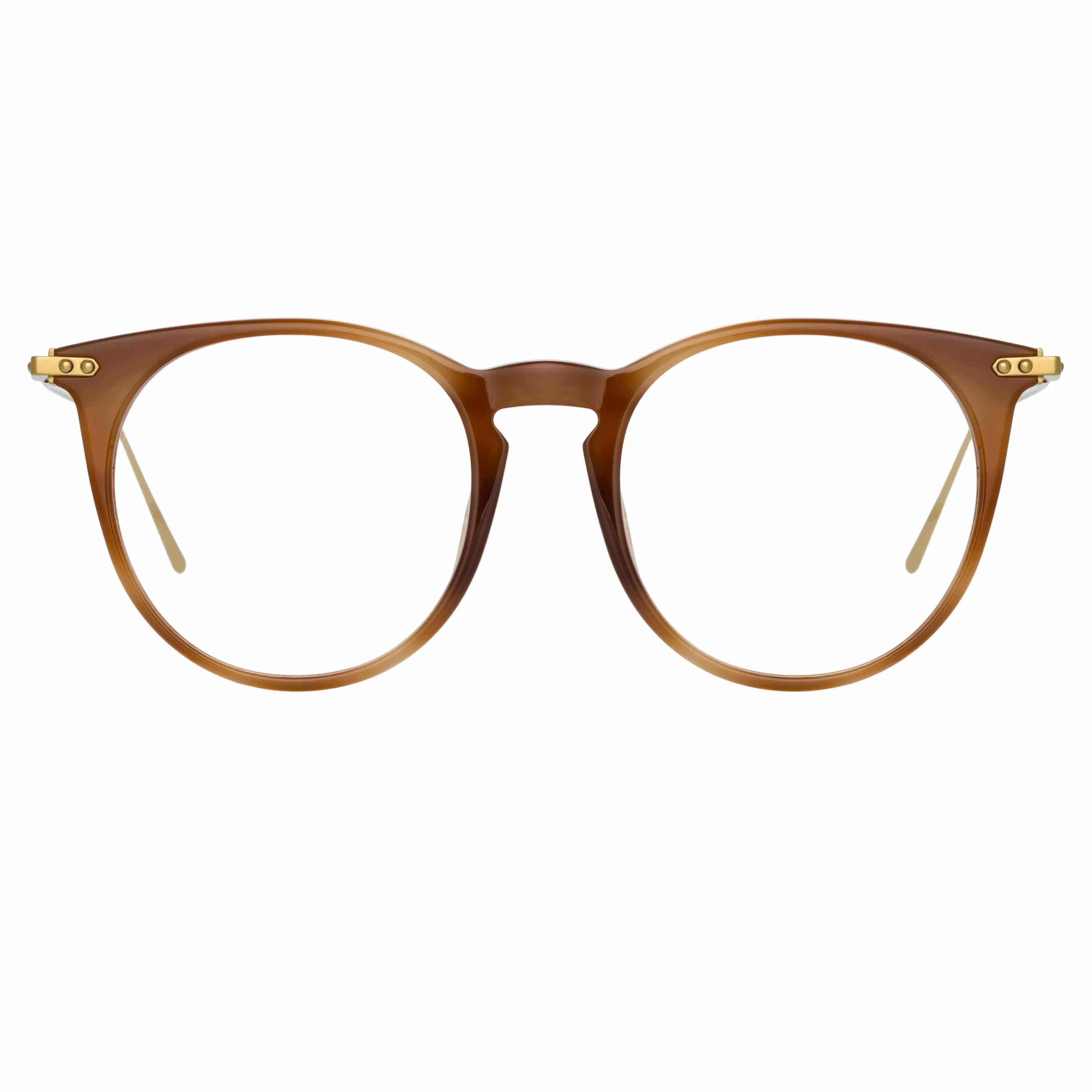 Color_LF54C4OPT - Ellis Oval Optical Frame in Brown