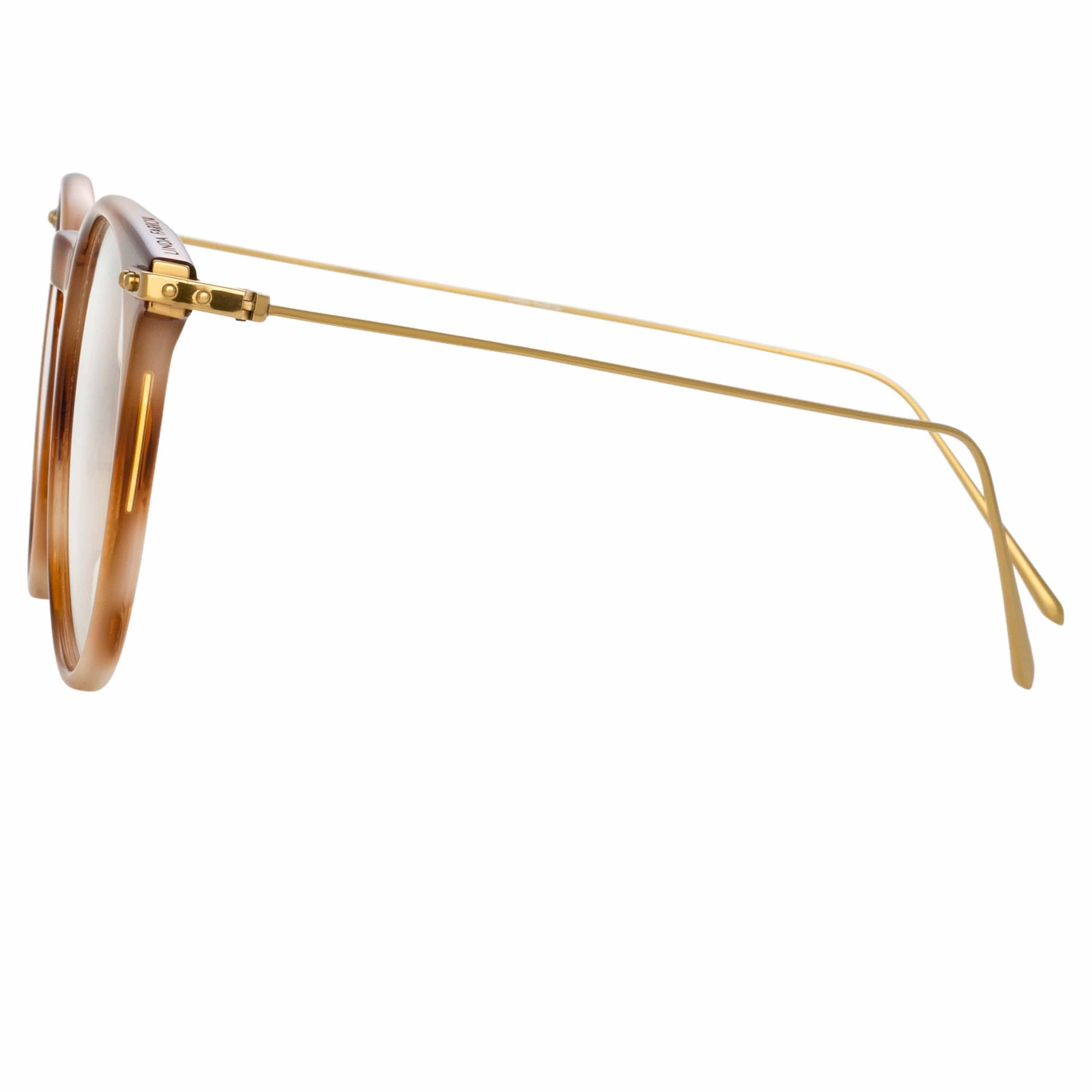 Color_LF54C4OPT - Ellis Oval Optical Frame in Brown