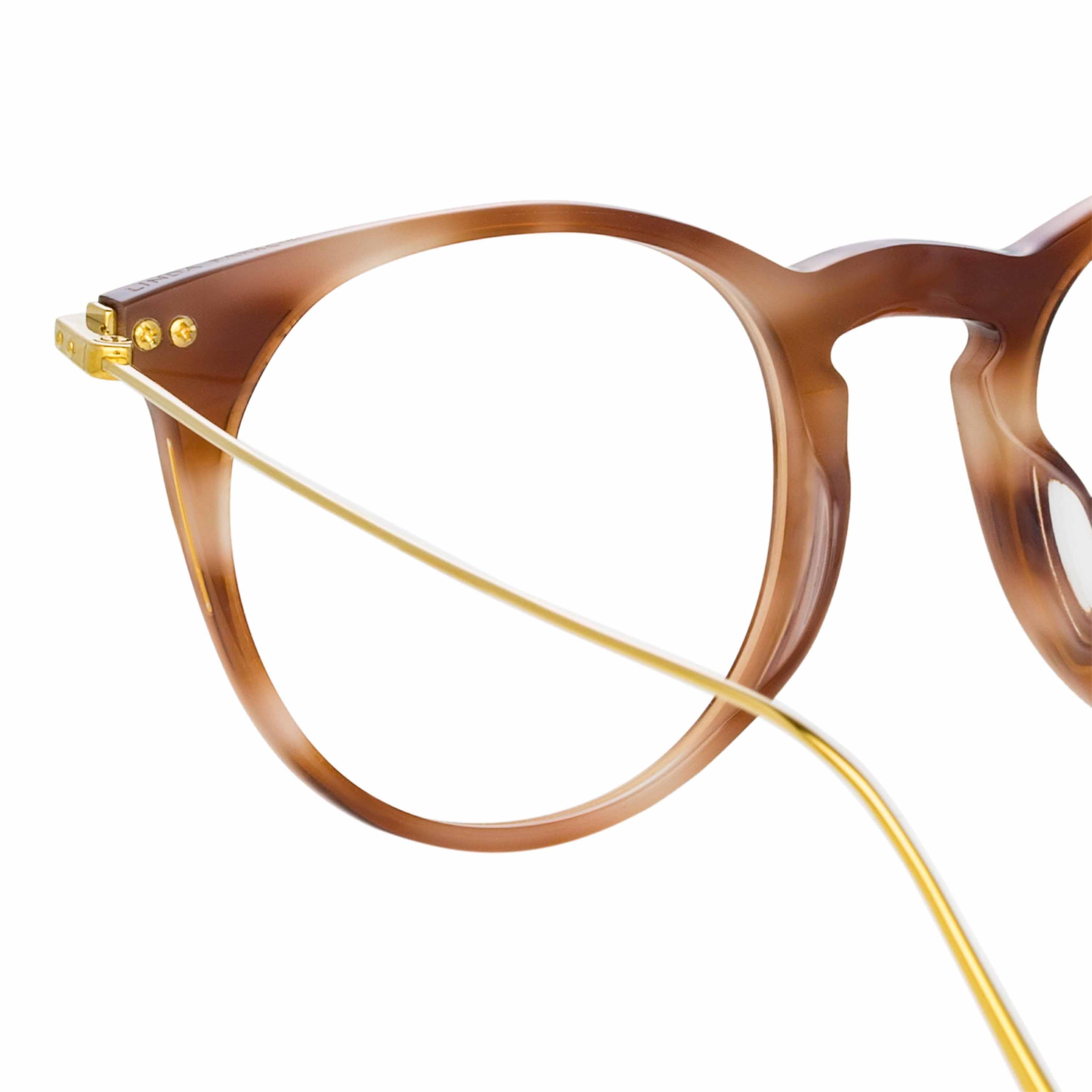 Color_LF54C4OPT - Ellis Oval Optical Frame in Brown