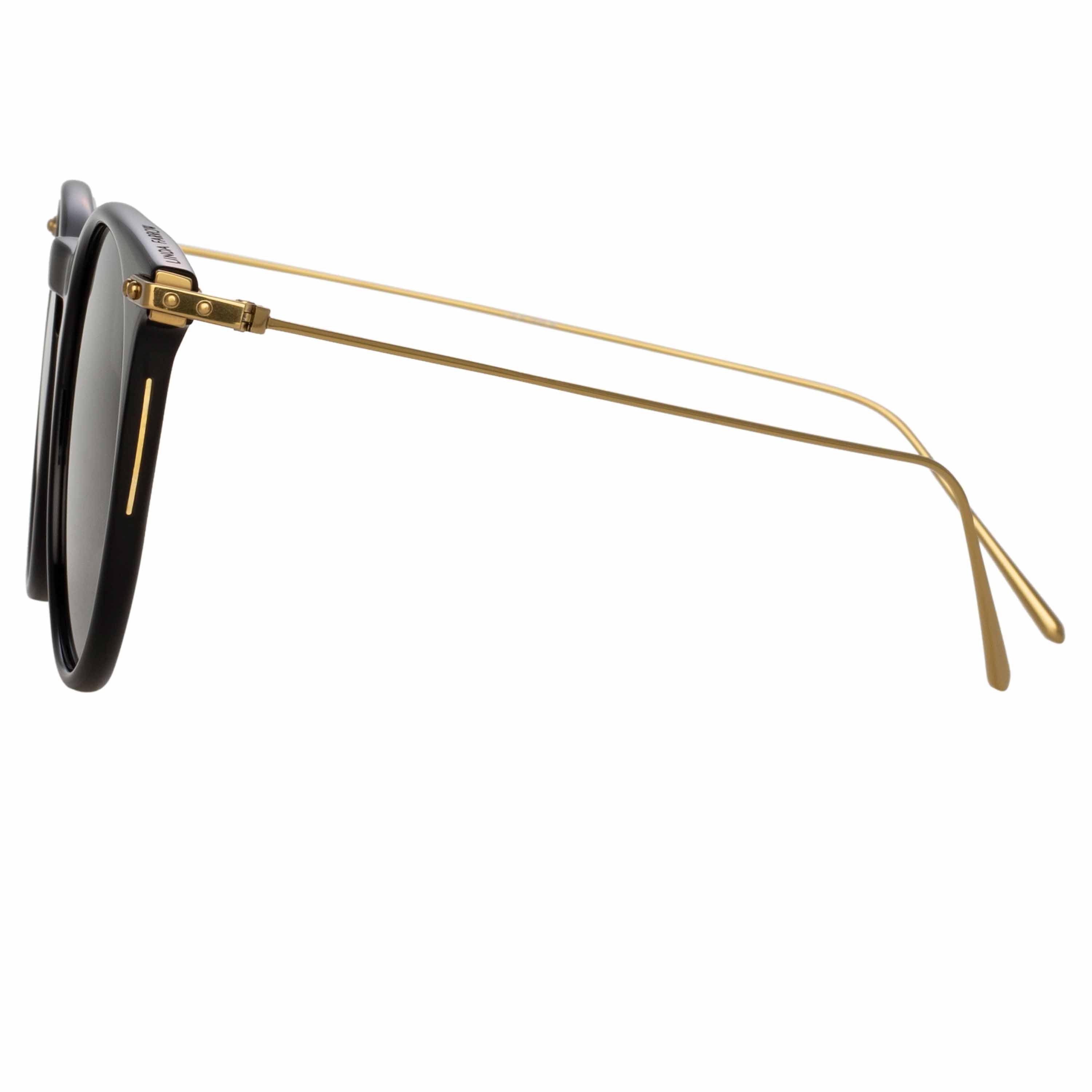 Color_LF54C6SUN - Ellis Oval Sunglasses in Black