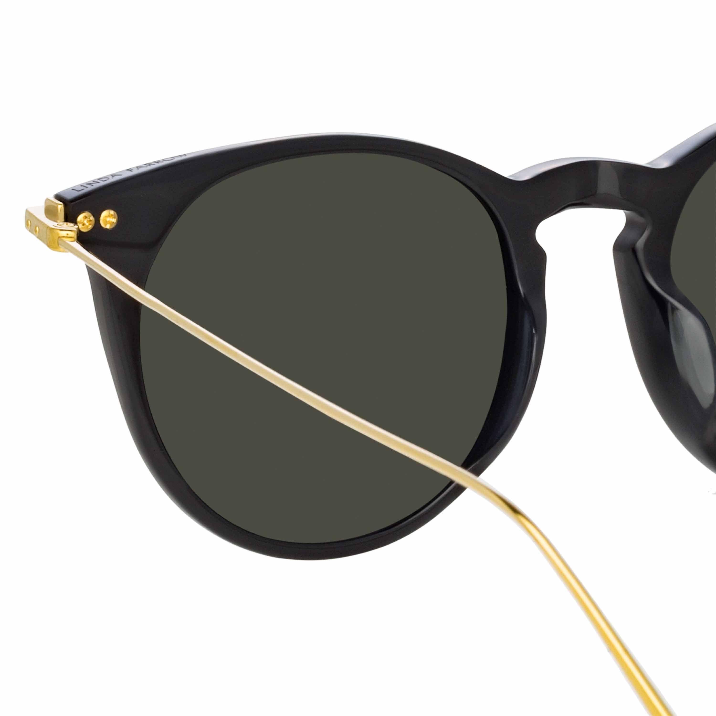 Color_LF54C6SUN - Ellis Oval Sunglasses in Black