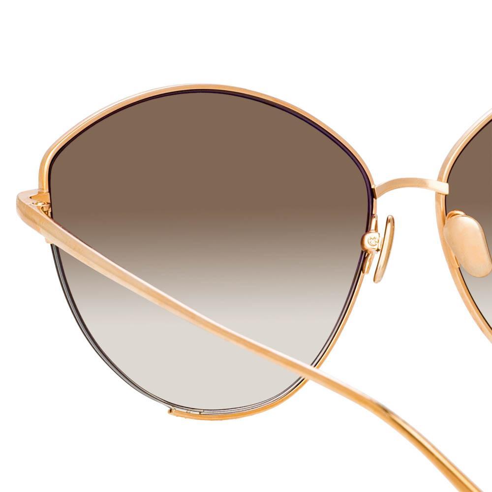 Color_LFL1008C5SUN - Ella Cat Eye Sunglasses in Rose Gold
