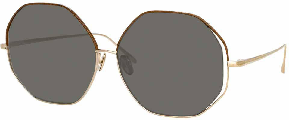 Color_LFL1009C5SUN - Linda Farrow Aerial C5 Oversized Sunglasses