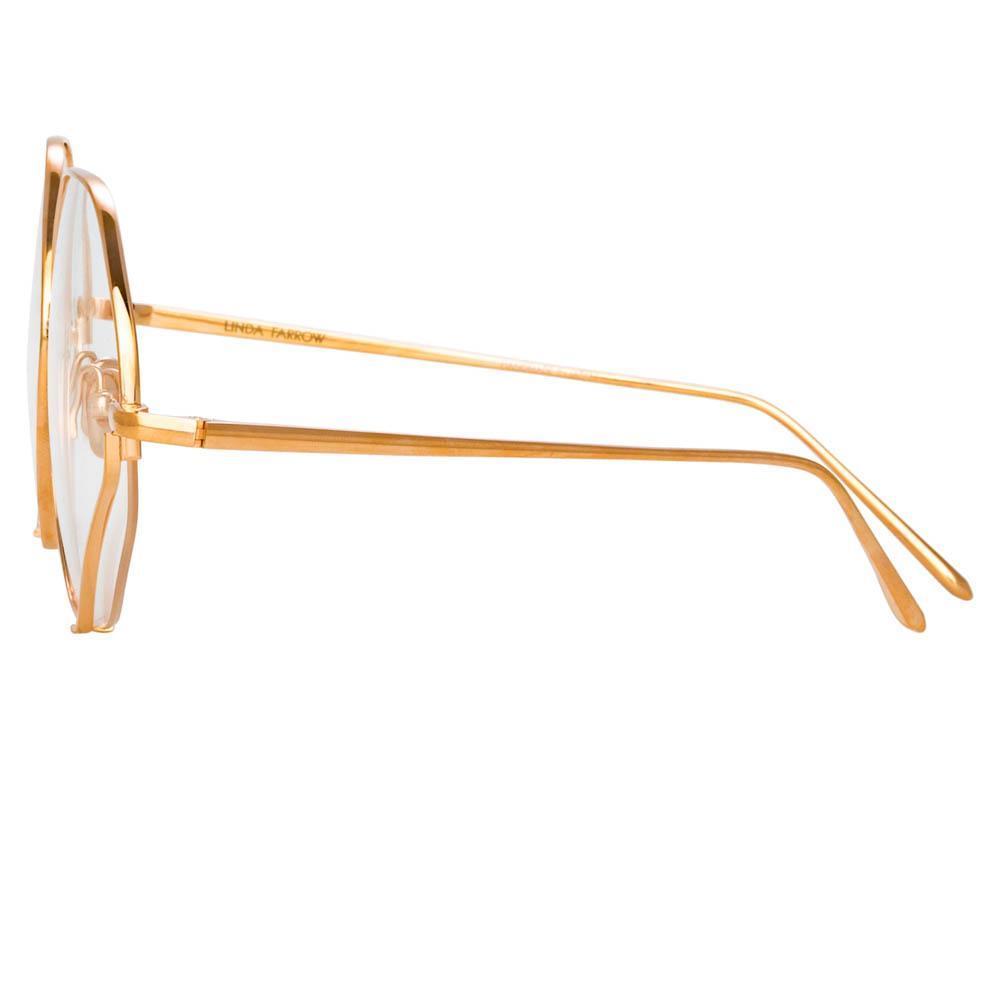 Color_LFL1010C8OPT - Fawcet Hexagon Optical Frame in Rose Gold