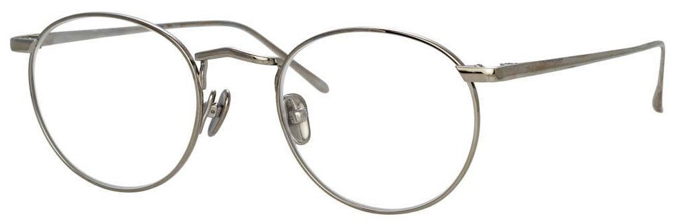 Color_LFL1044C2OPT - Bronson Oval Optical Frame in White Gold and Silver