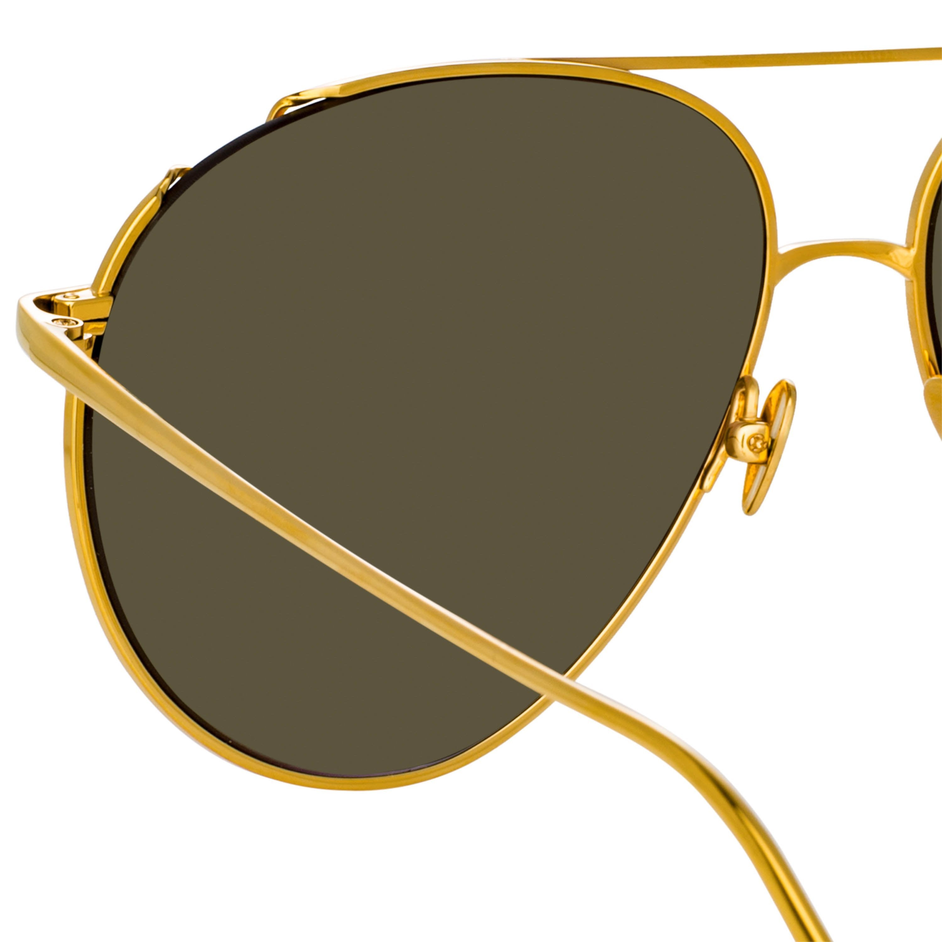 Color_LFL1055C6SUN - Joni Aviator Sunglasses in Light Gold and Red