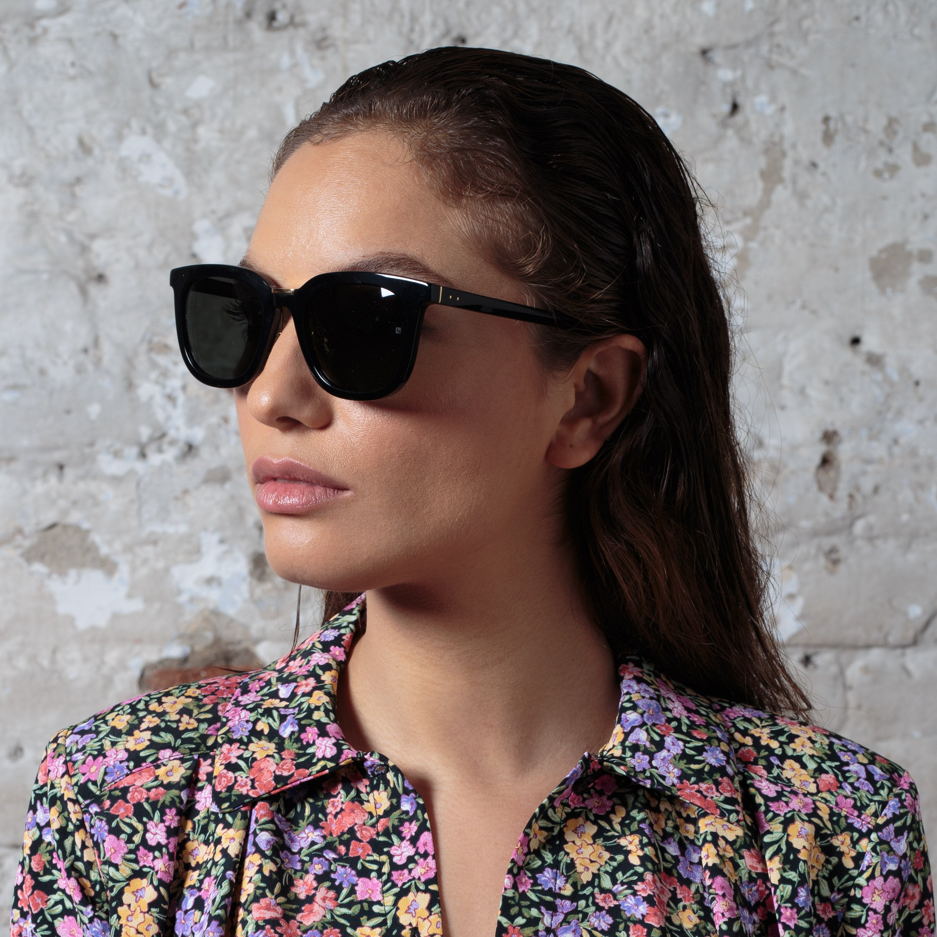 Color_LFL1102C1SUN - Burton D-Frame Sunglasses in Black