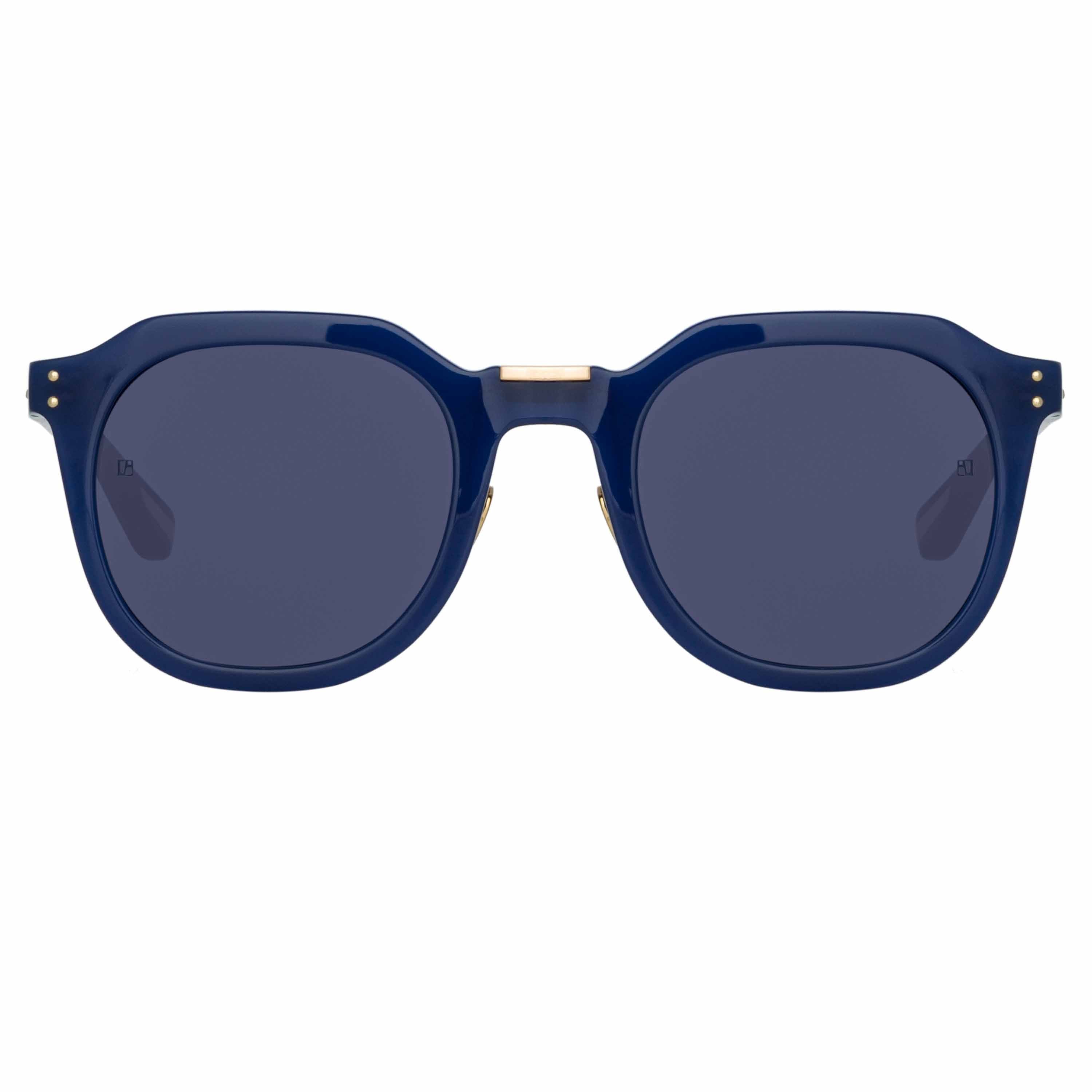 Color_LFL1103C3SUN - Fletcher Angular Sunglasses in Navy