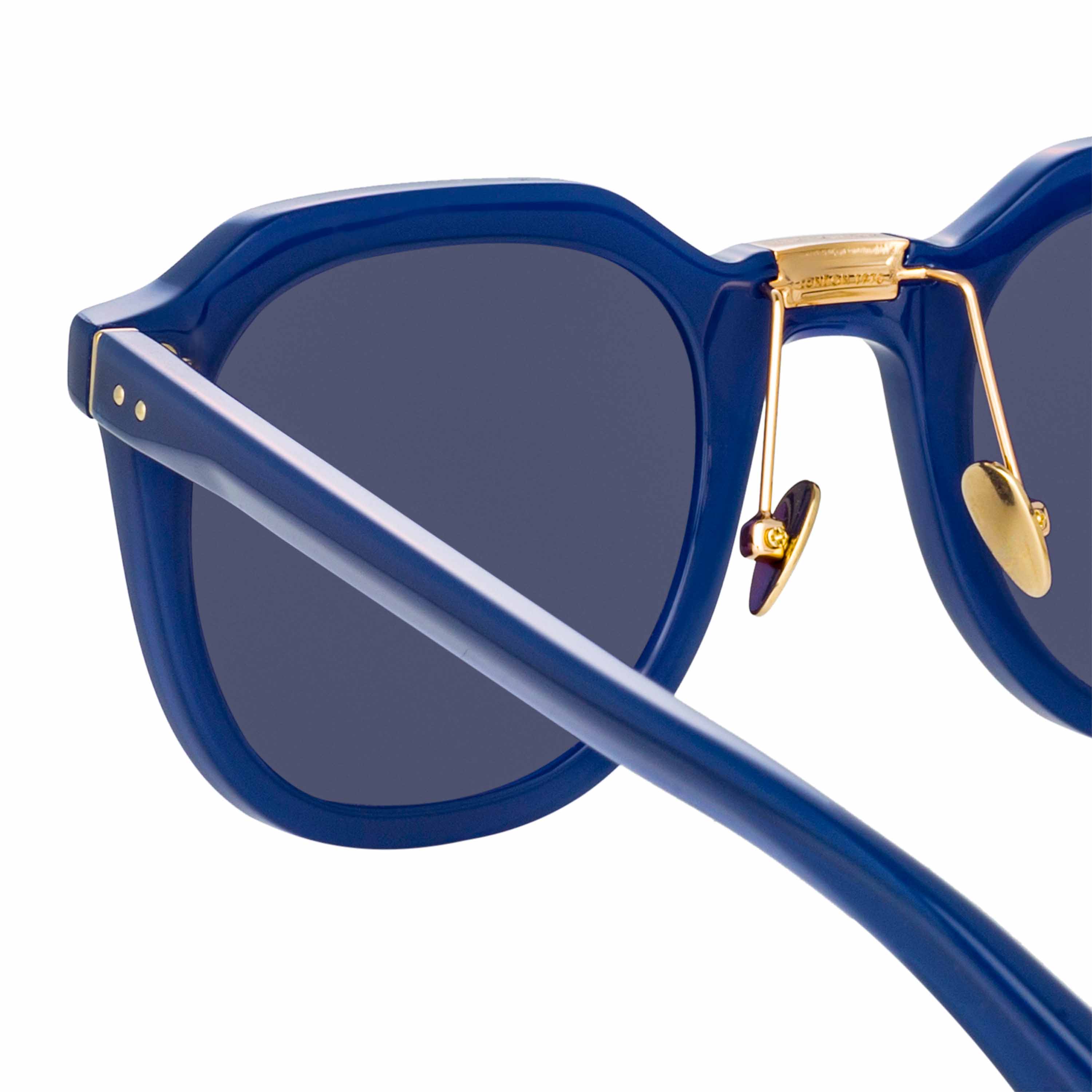 Color_LFL1103C3SUN - Fletcher Angular Sunglasses in Navy