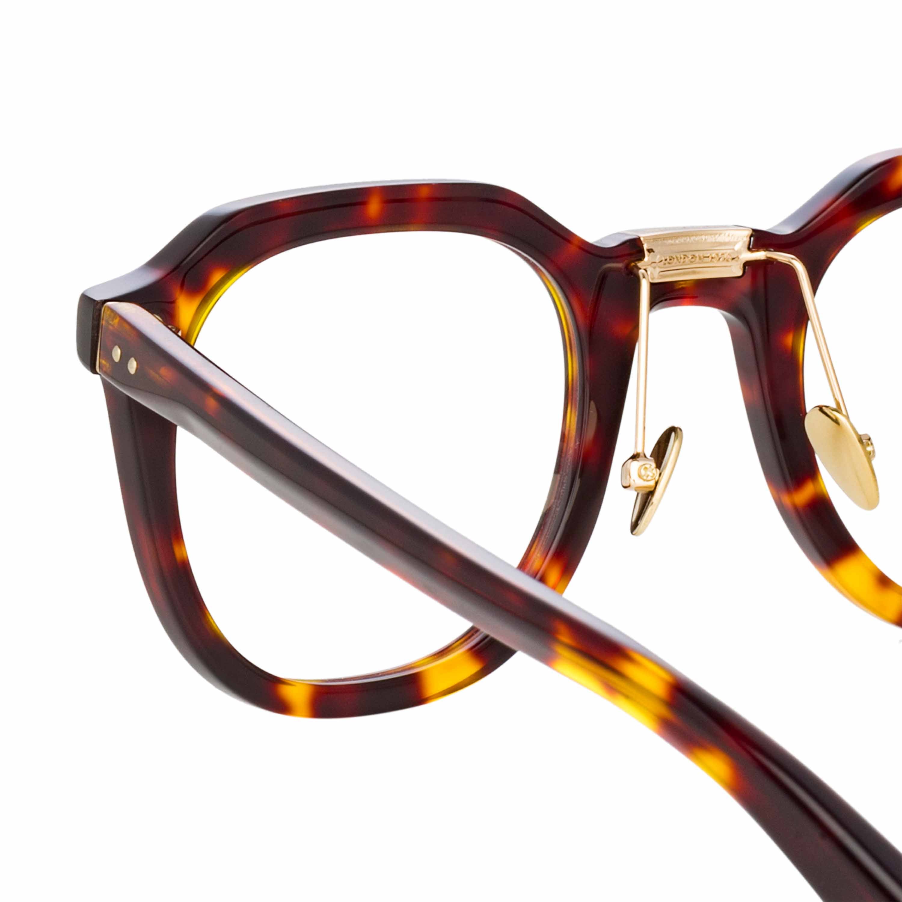 Color_LFL1103C6OPT - Fletcher Optical Angular Frame in Tortoiseshell
