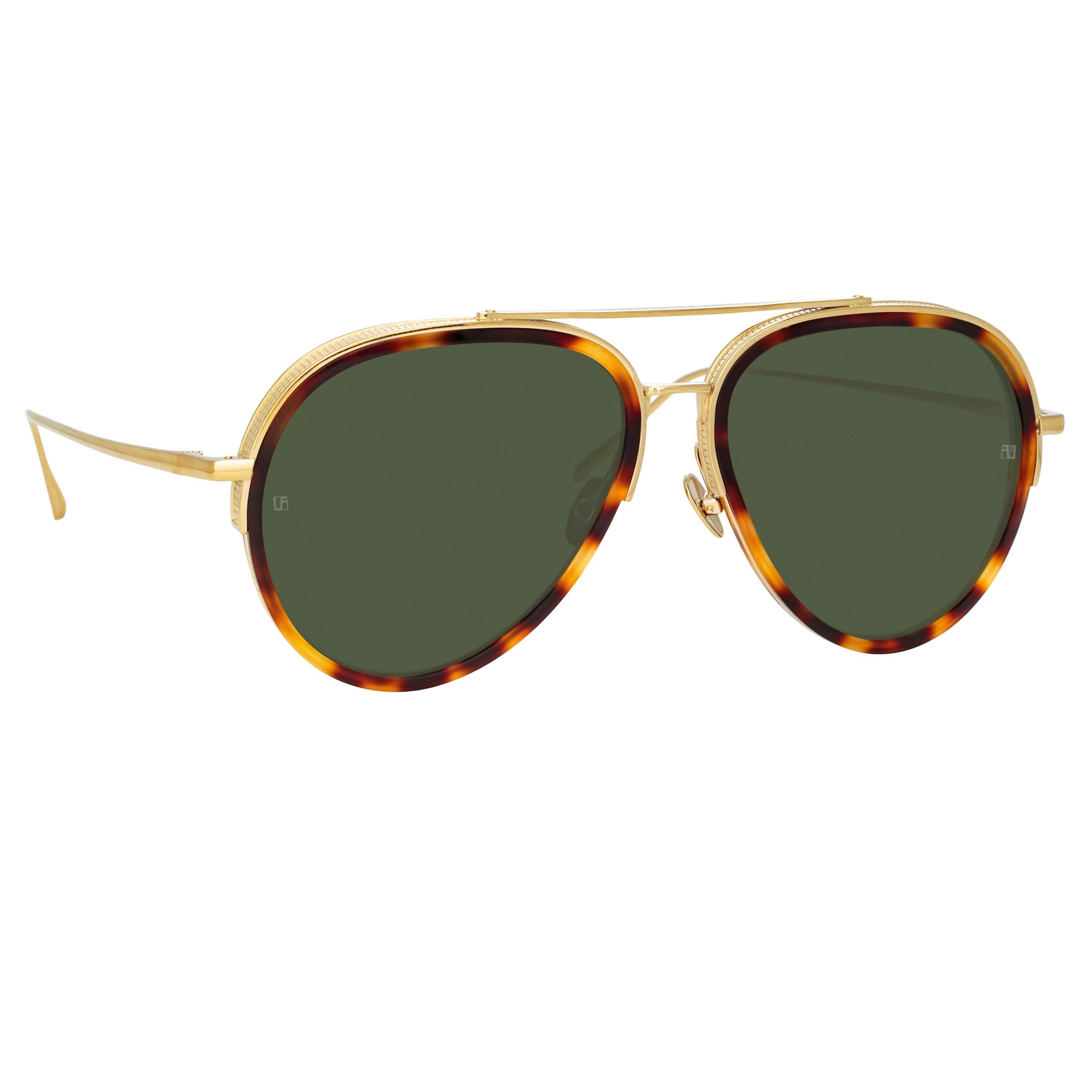Color_LFL1118C2SUN - Abel Aviator Sunglasses in Tortoiseshell