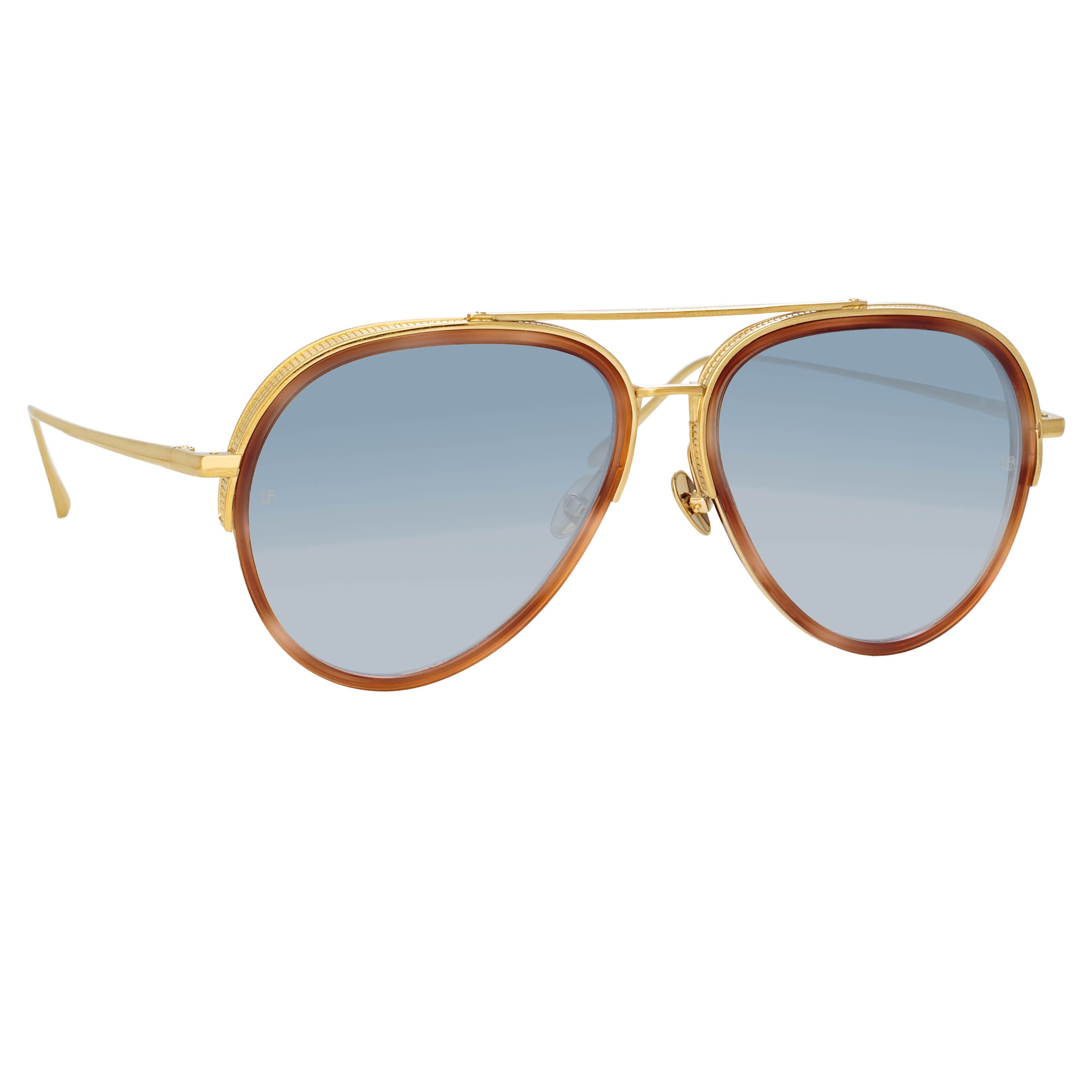 Color_LFL1118C4SUN - Abel Aviator Sunglasses in Horn (Men's)