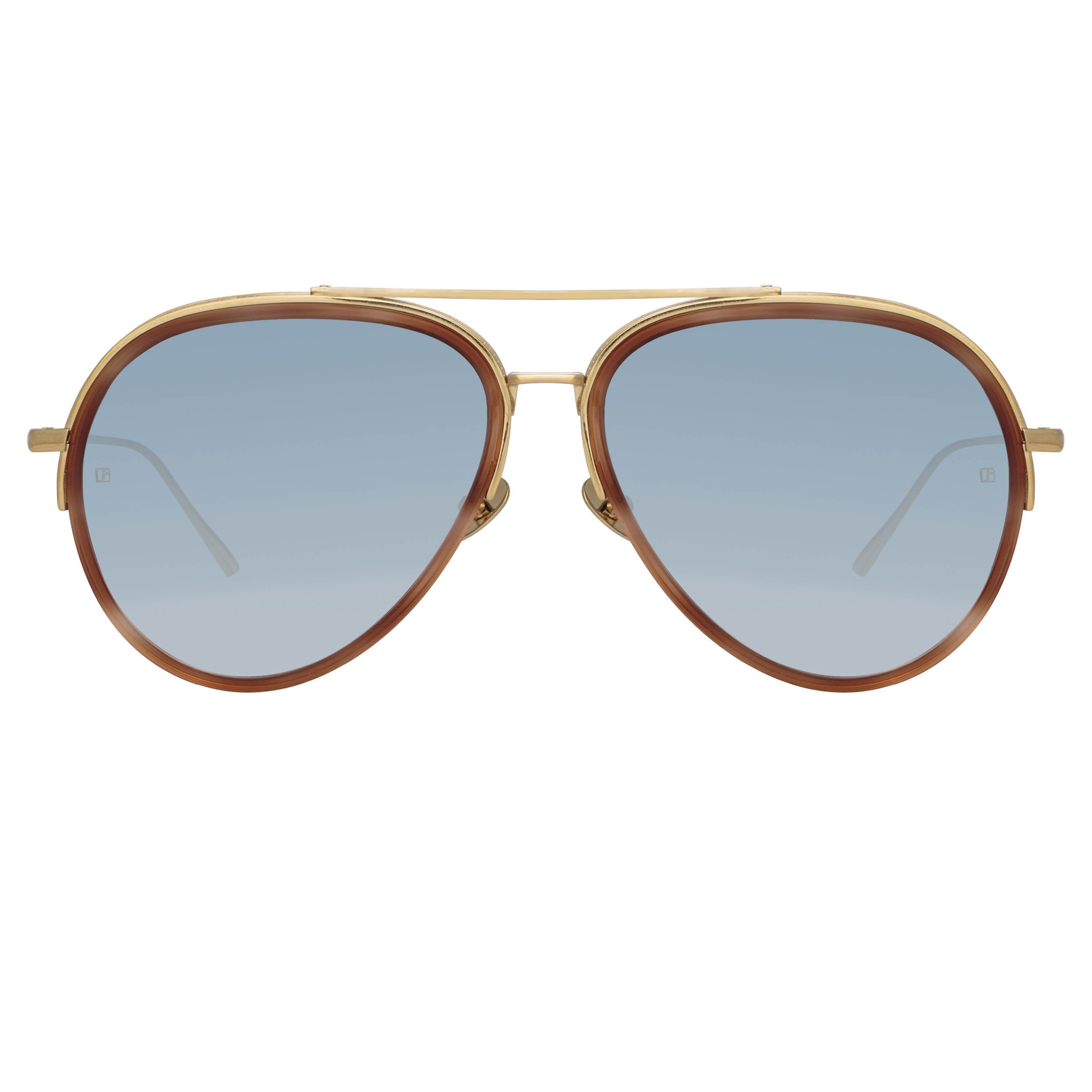 Color_LFL1118C4SUN - Abel Aviator Sunglasses in Horn (Men's)