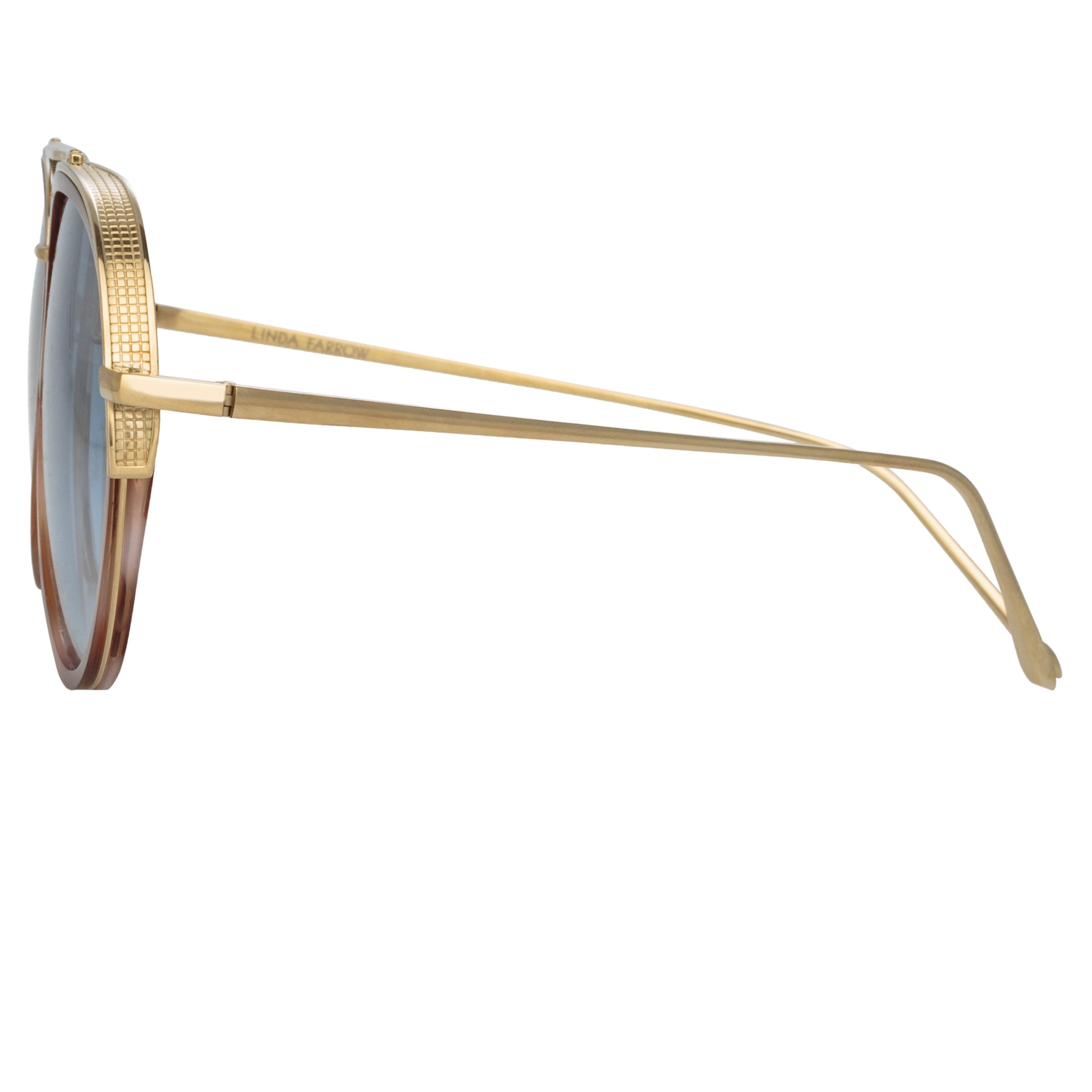 Color_LFL1118C4SUN - Abel Aviator Sunglasses in Horn (Men's)