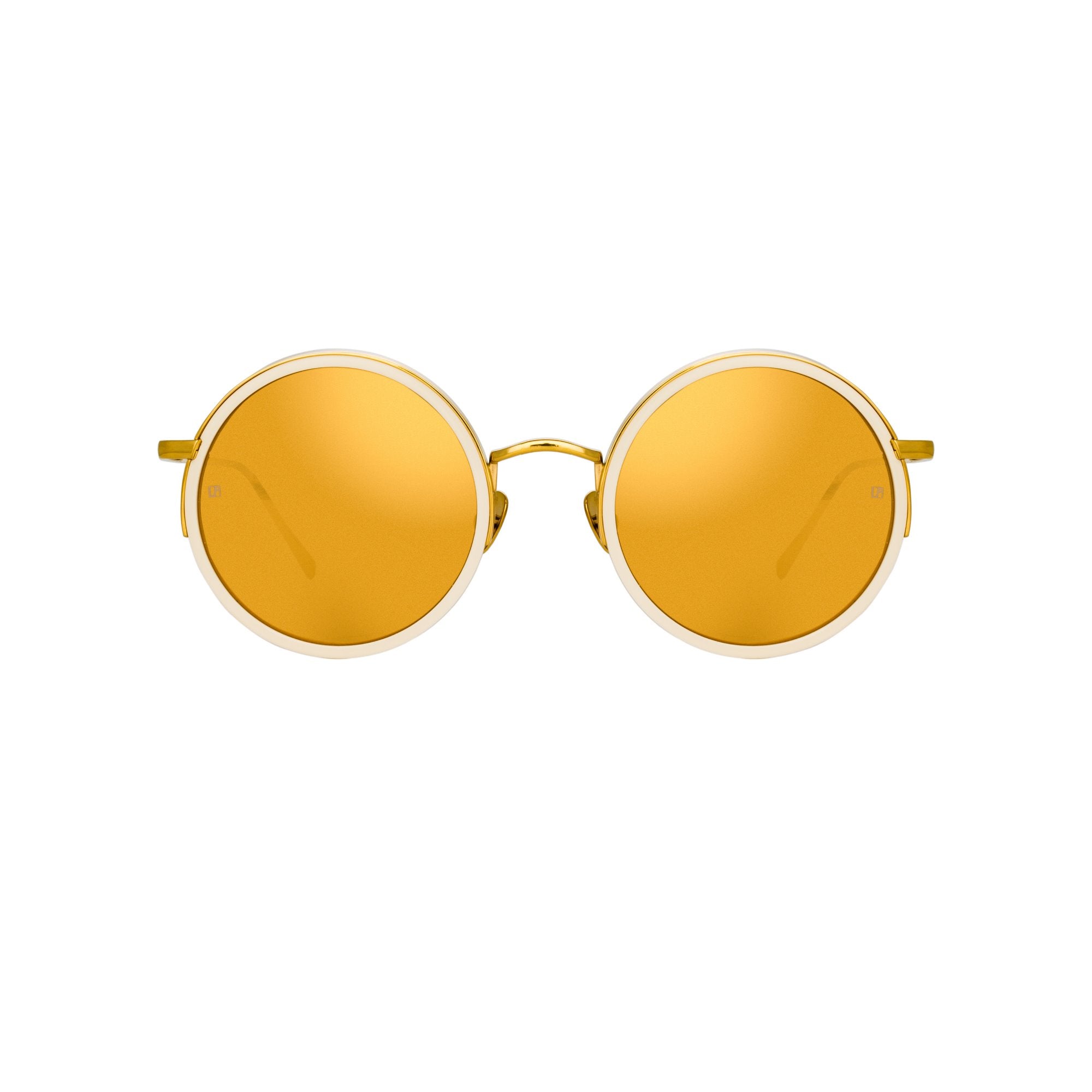 Color_LFL1119C6SUN - Ralph & Russo Watson Round Sunglasses in Cream
