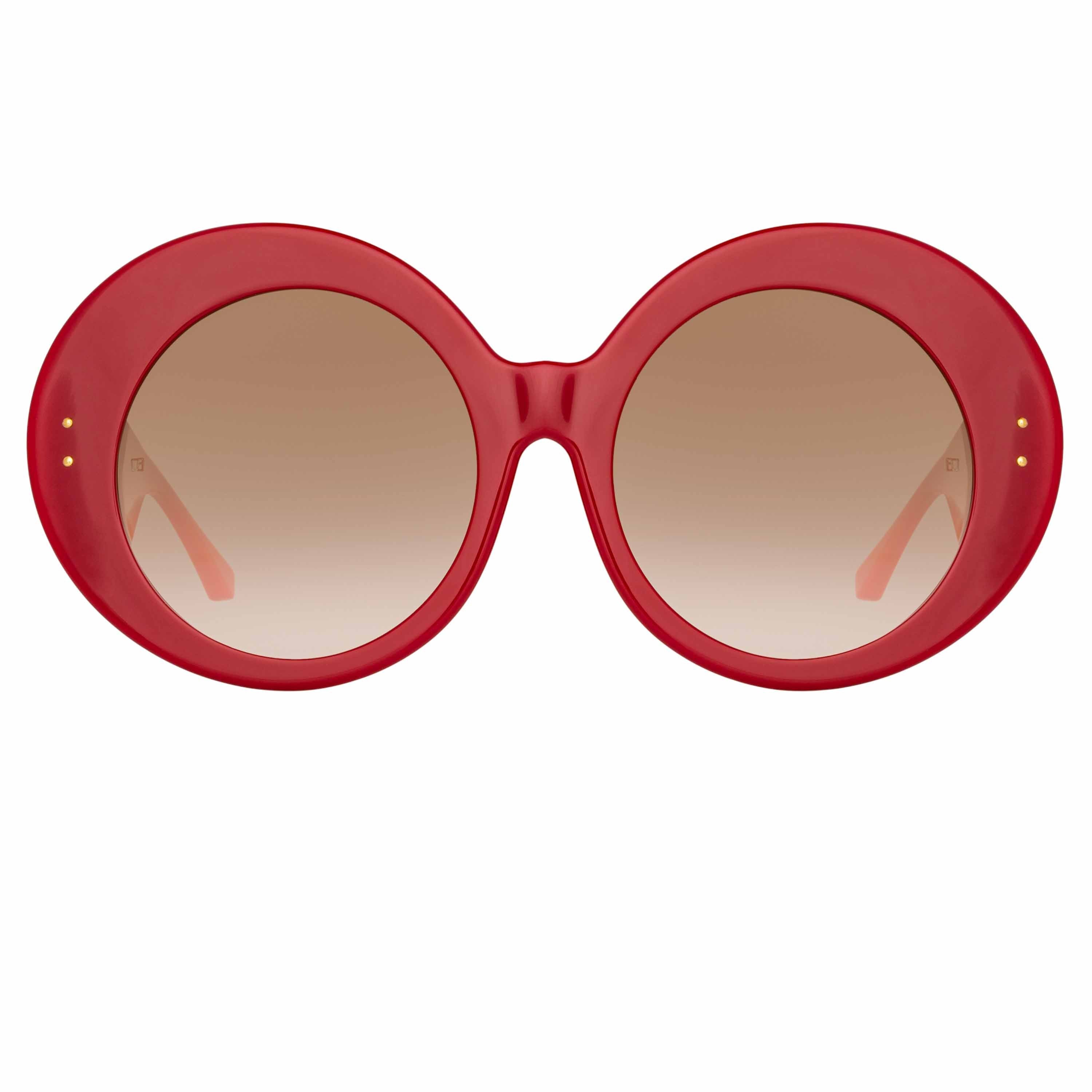 Color_LFL1120C7SUN - Paco Rabanne Donyale Oversized Sunglasses in Bordeaux