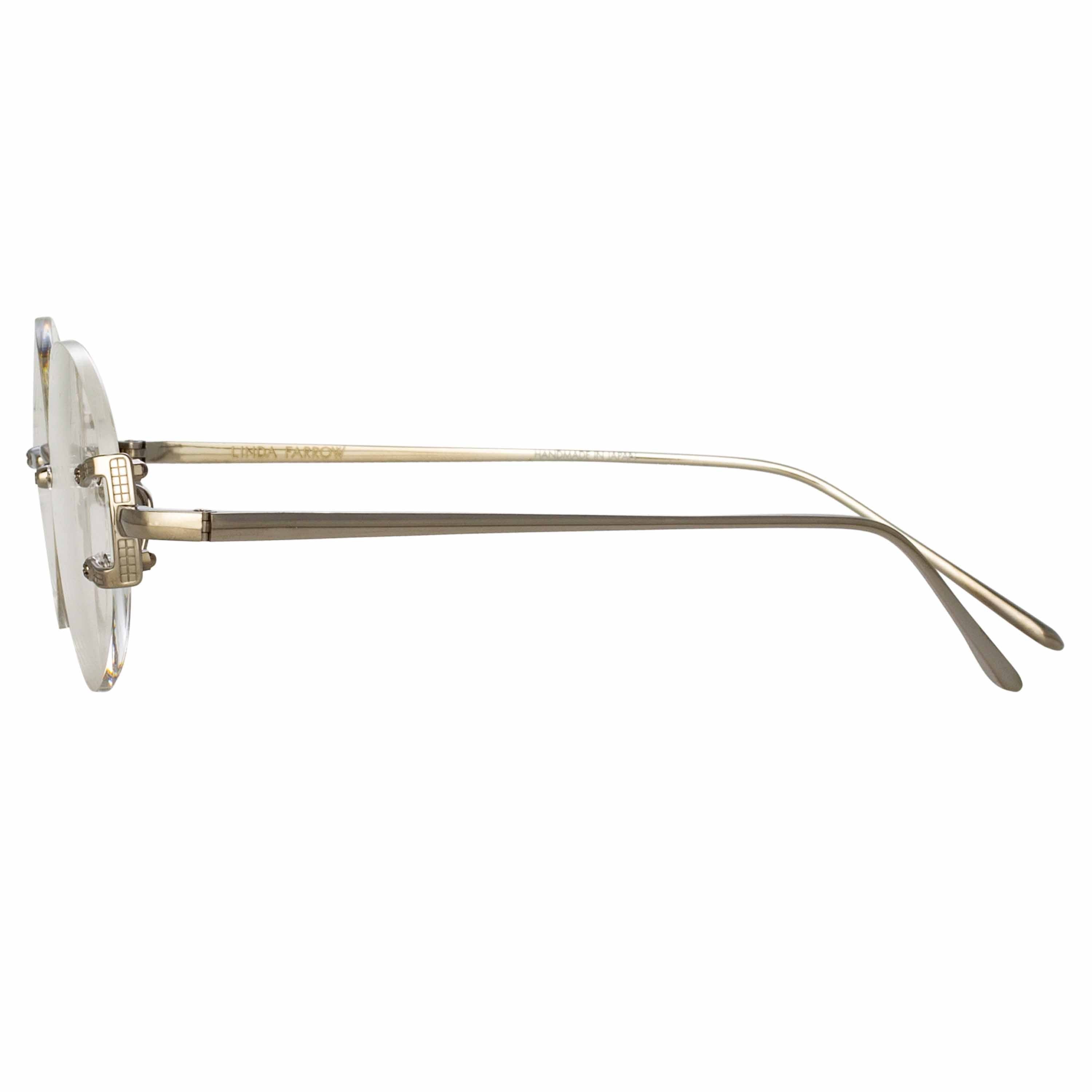 Color_LFL1130C5OPT - Knight Oval Optical Frame in White Gold