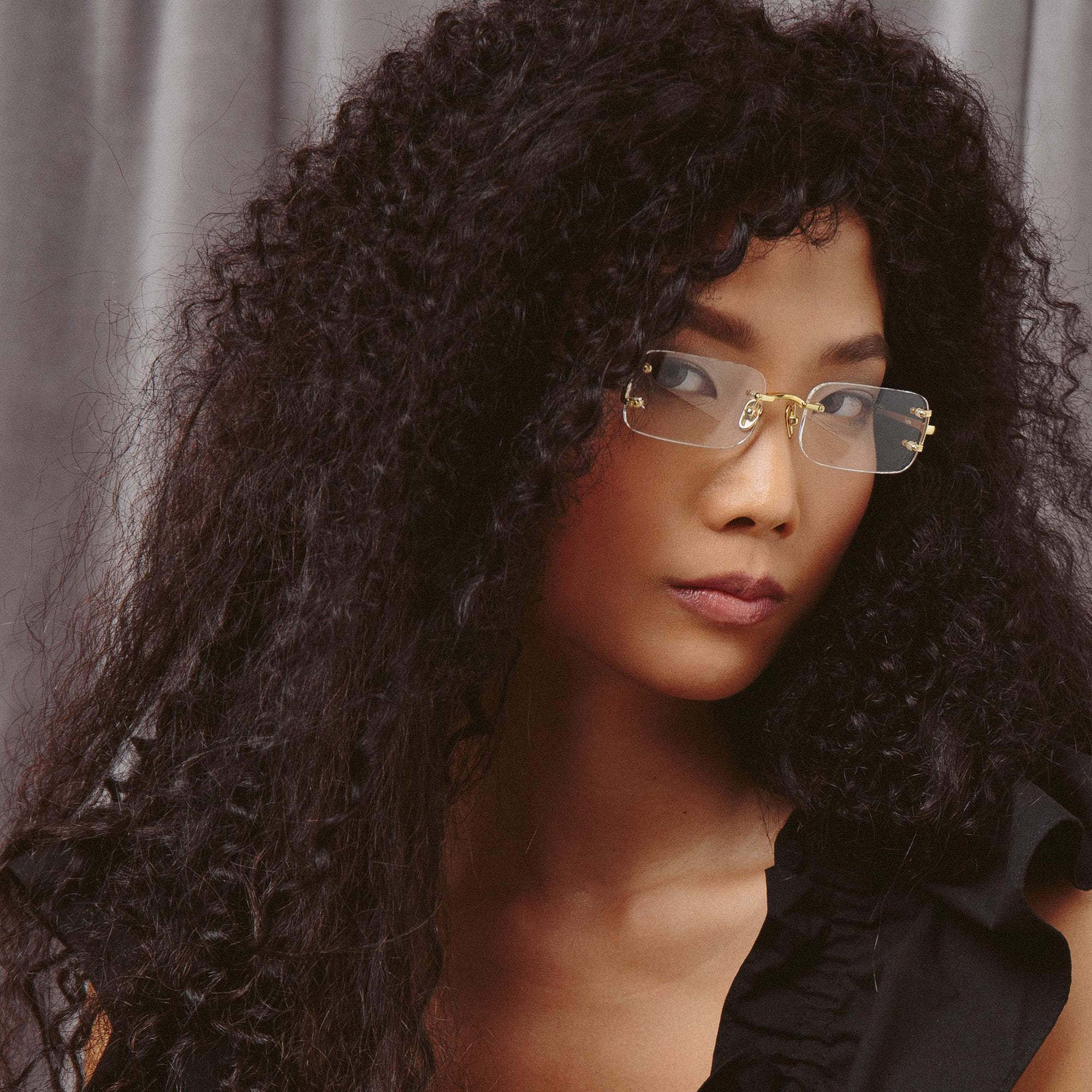 Color_LFL1131C5OPT - Taylor Rectangular Optical Frame in Yellow Gold