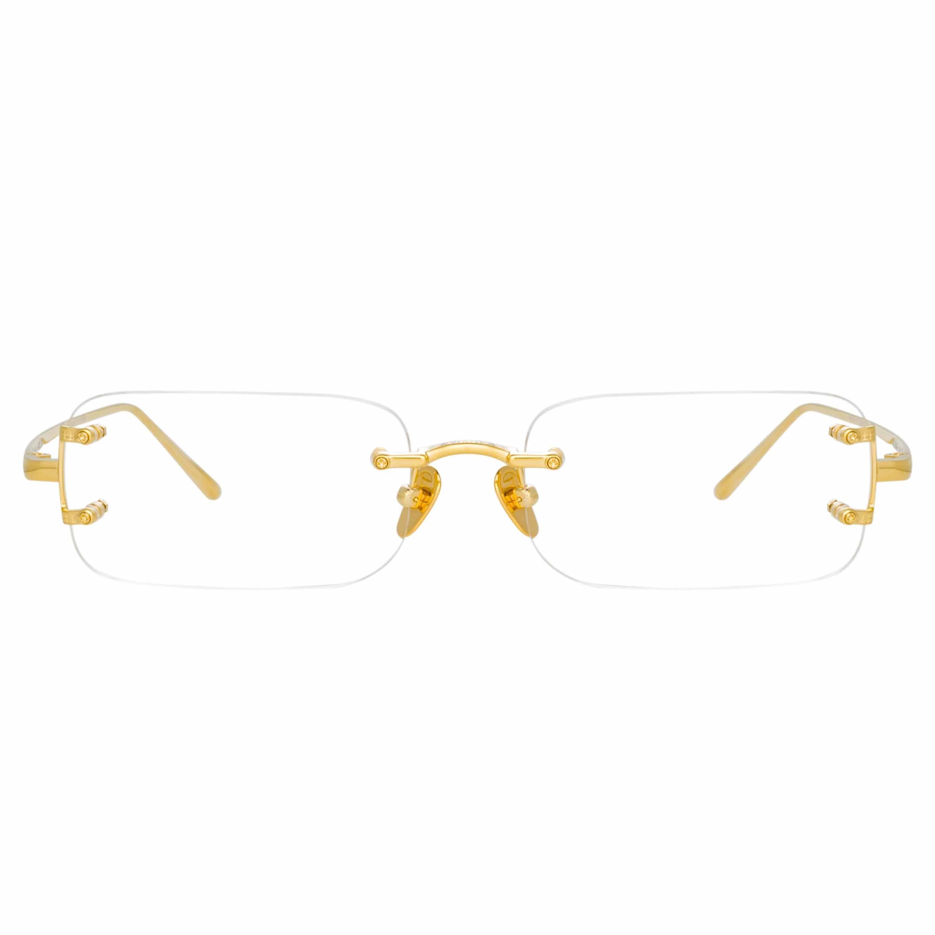 Color_LFL1131C5OPT - Taylor Rectangular Optical Frame in Yellow Gold