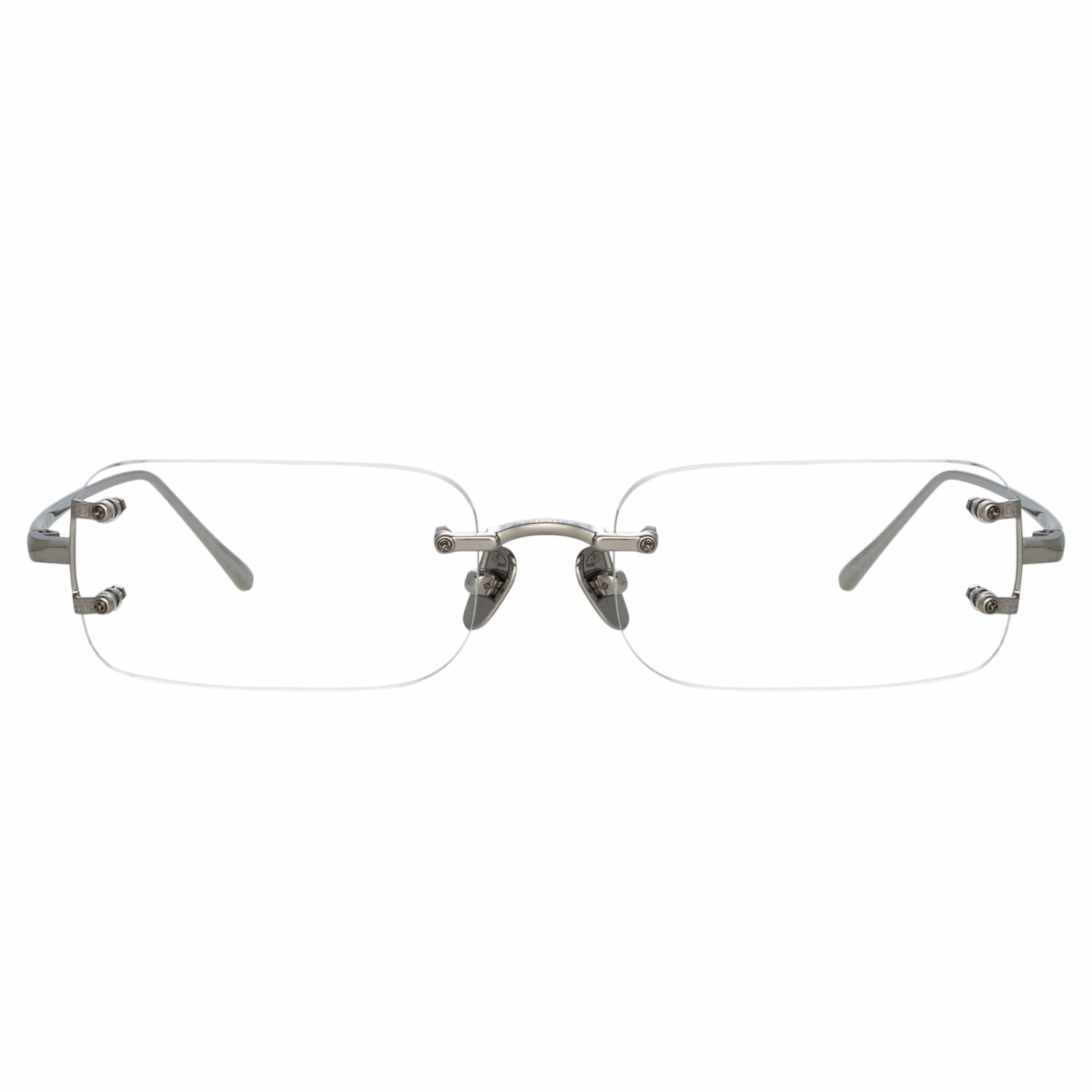 Color_LFL1131C6OPT - Taylor Rectangular Optical Frame in White Gold