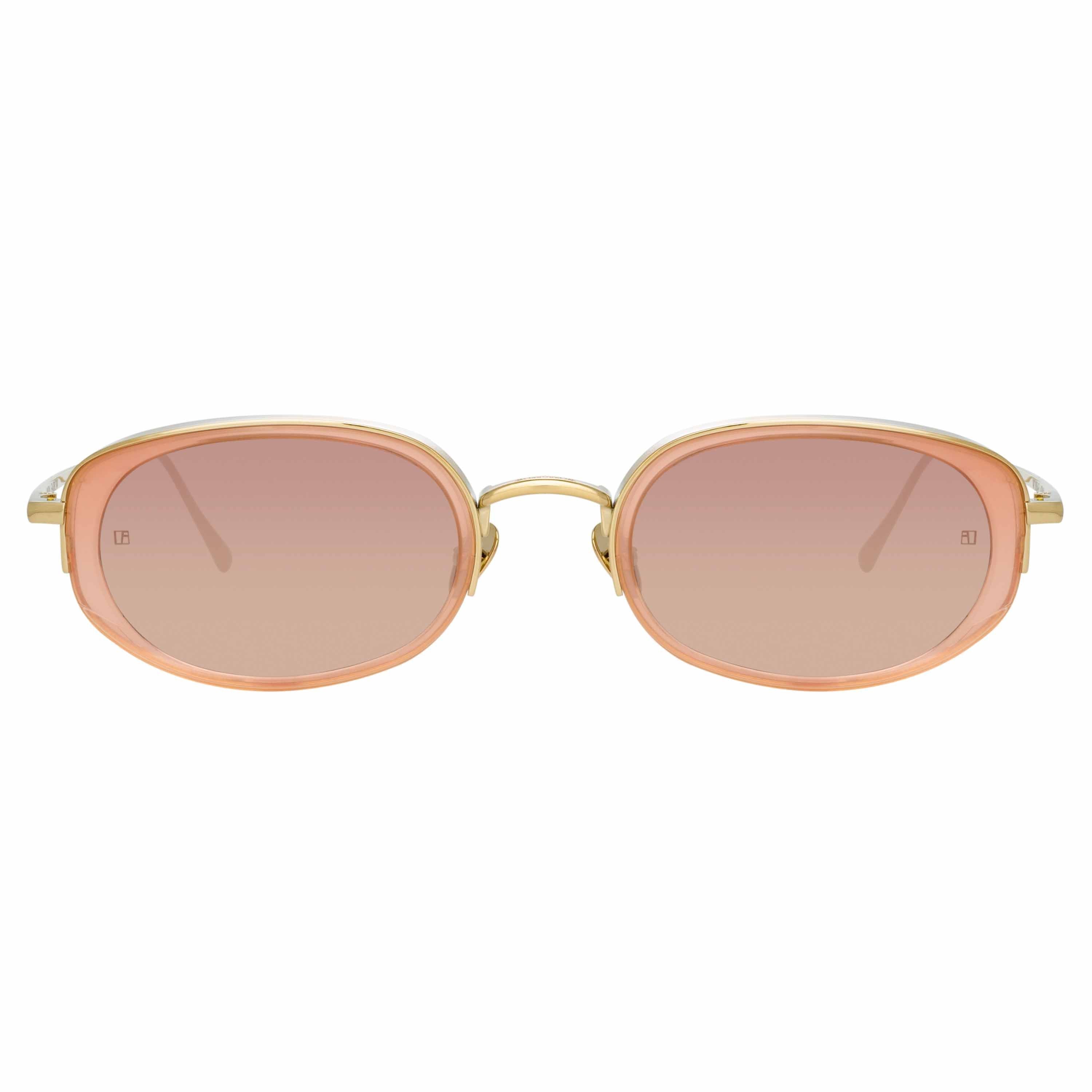 Color_LFL1142C3SUN - Rosie Oval Sunglasses in Nectarine