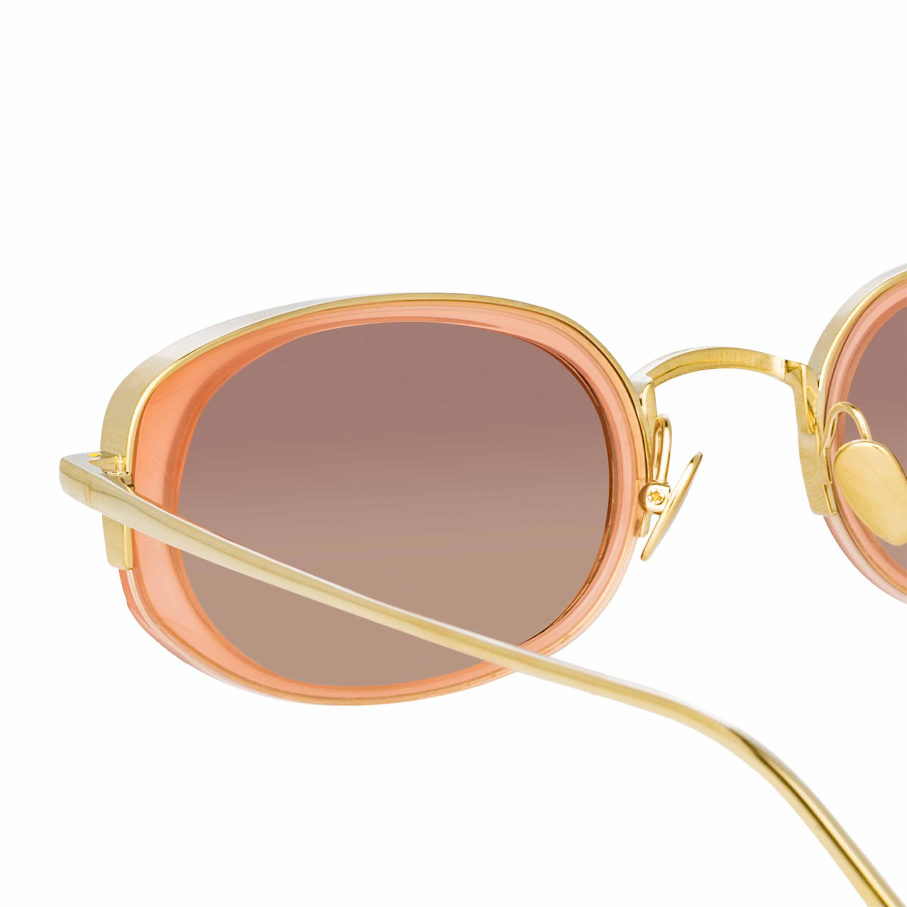 Color_LFL1142C3SUN - Rosie Oval Sunglasses in Nectarine