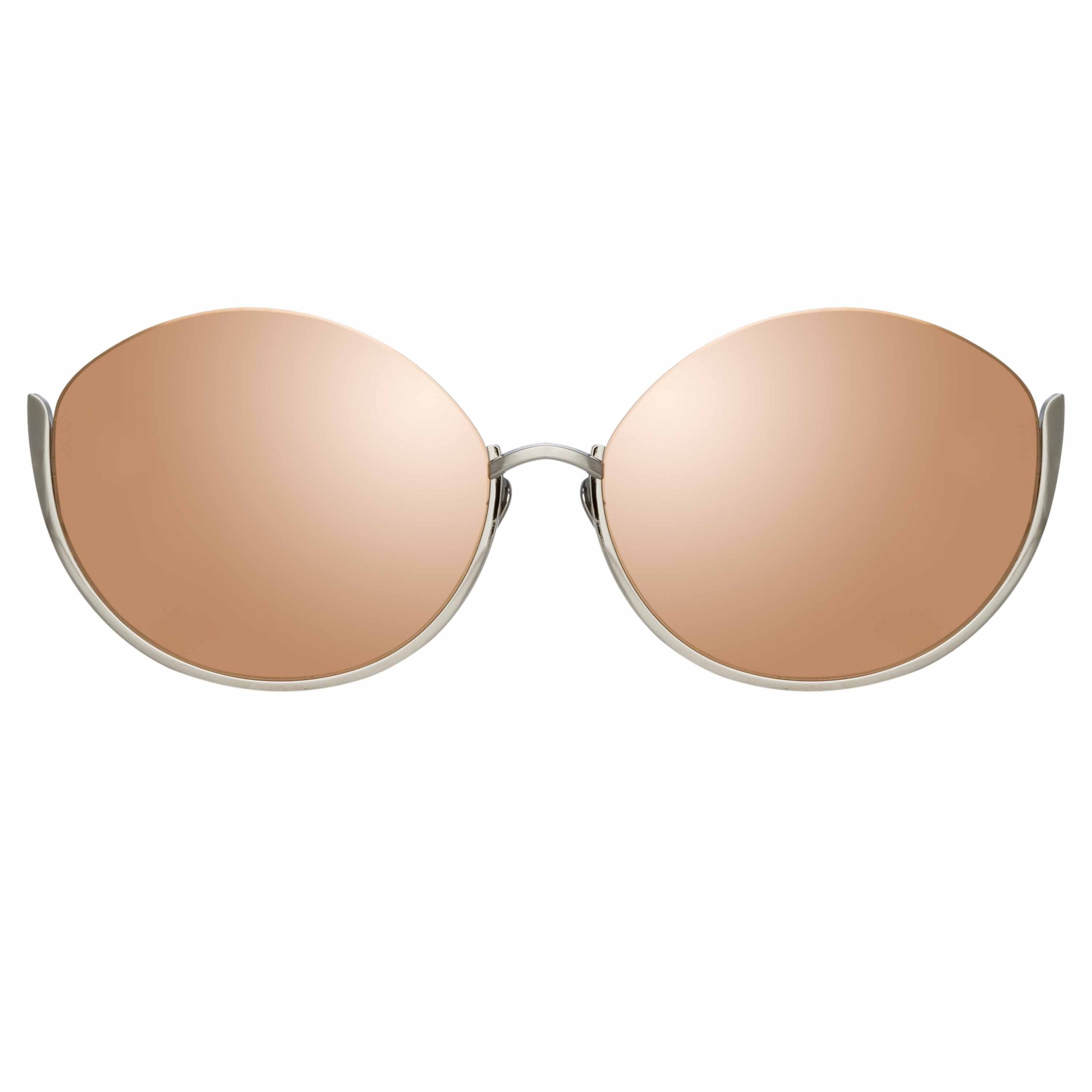Color_LFL1144C3SUN - Rae Cat Eye Sunglasses in White Gold