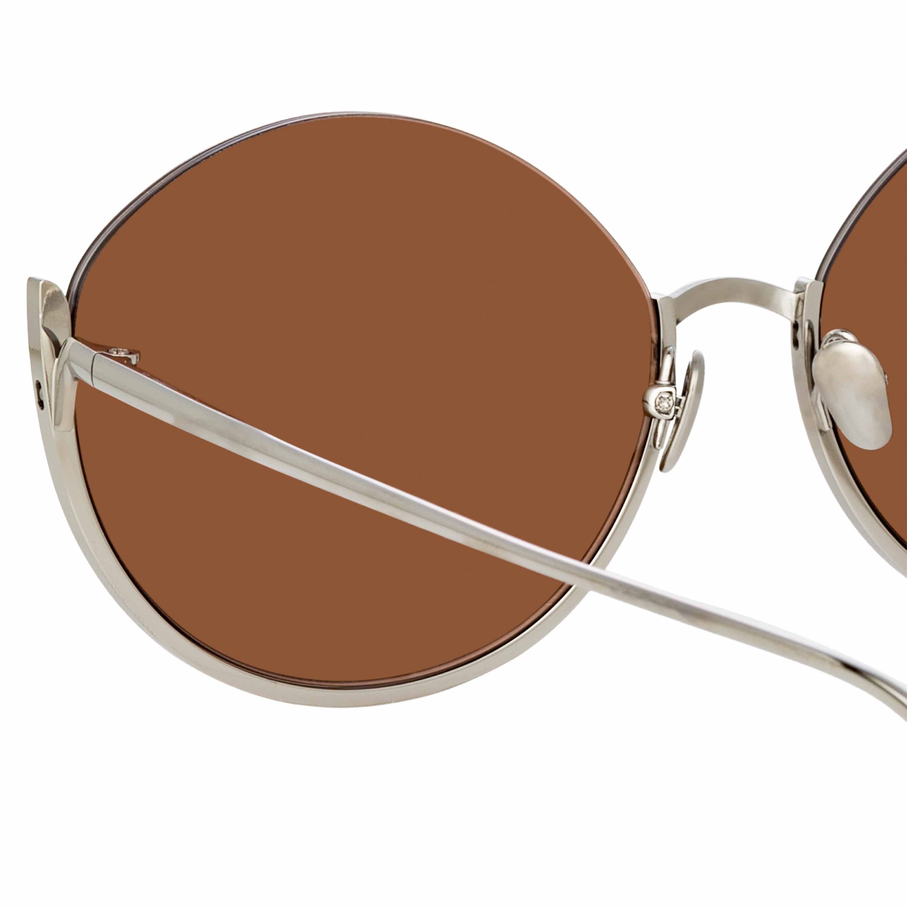 Color_LFL1144C3SUN - Rae Cat Eye Sunglasses in White Gold