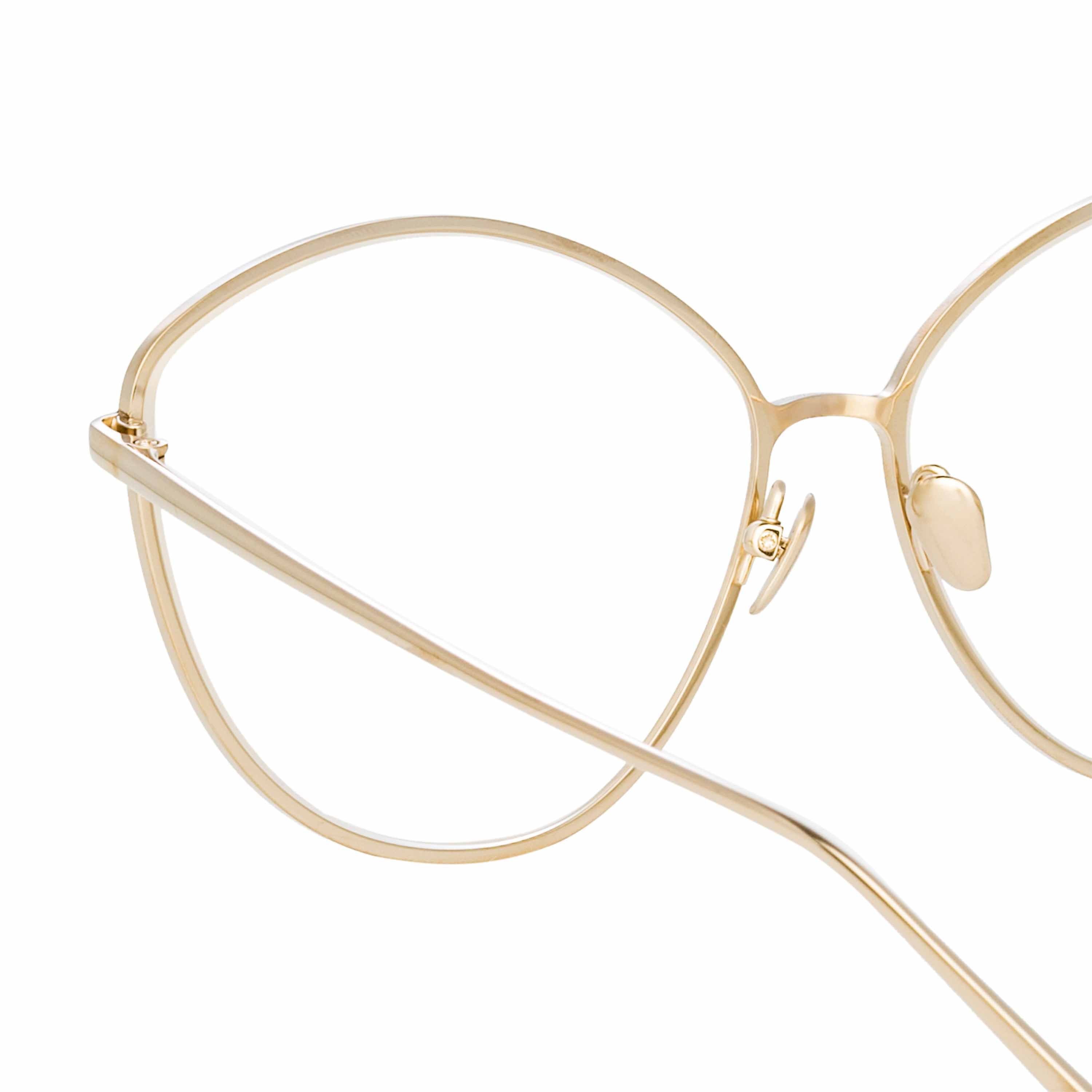 Color_LFL1149C6OPT - Francis Cat Eye Optical Frame in Yellow Gold