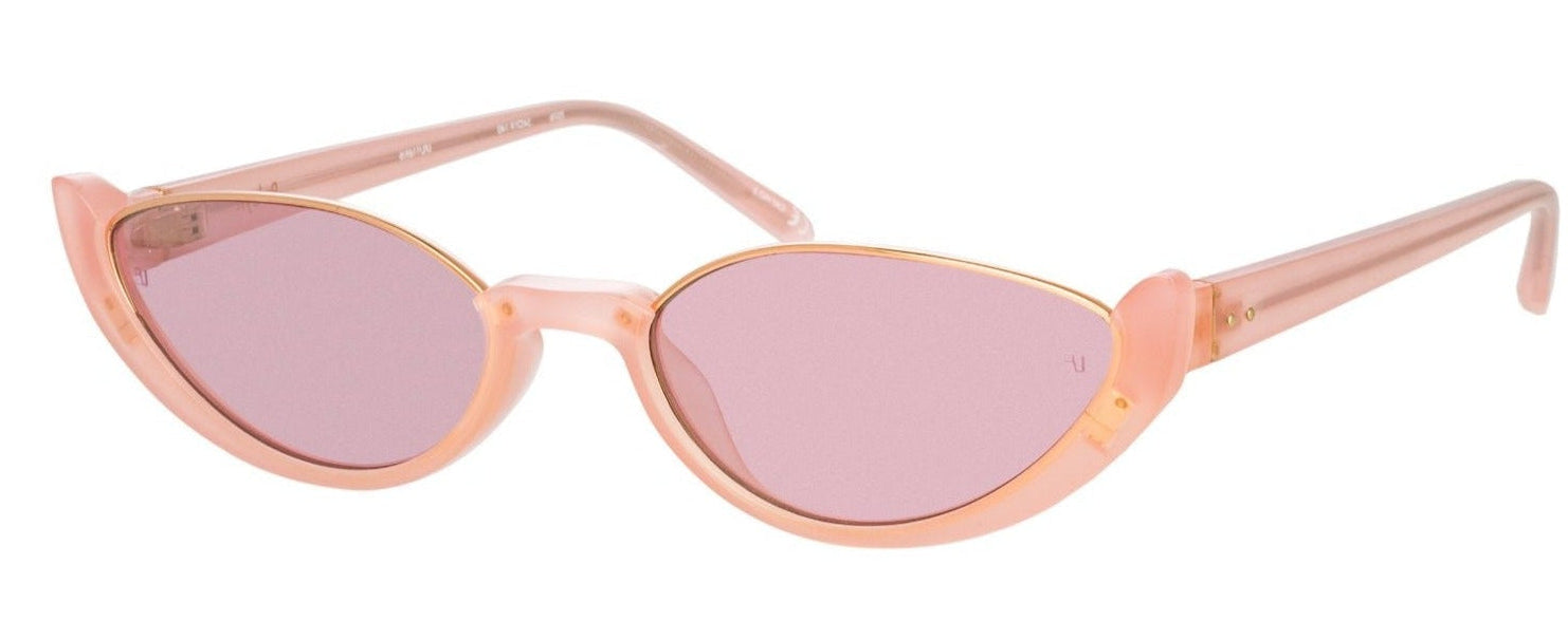 Color_LFL1169C6SUN - Robyn Cat Eye Sunglasses in Pink and Pink Mirror