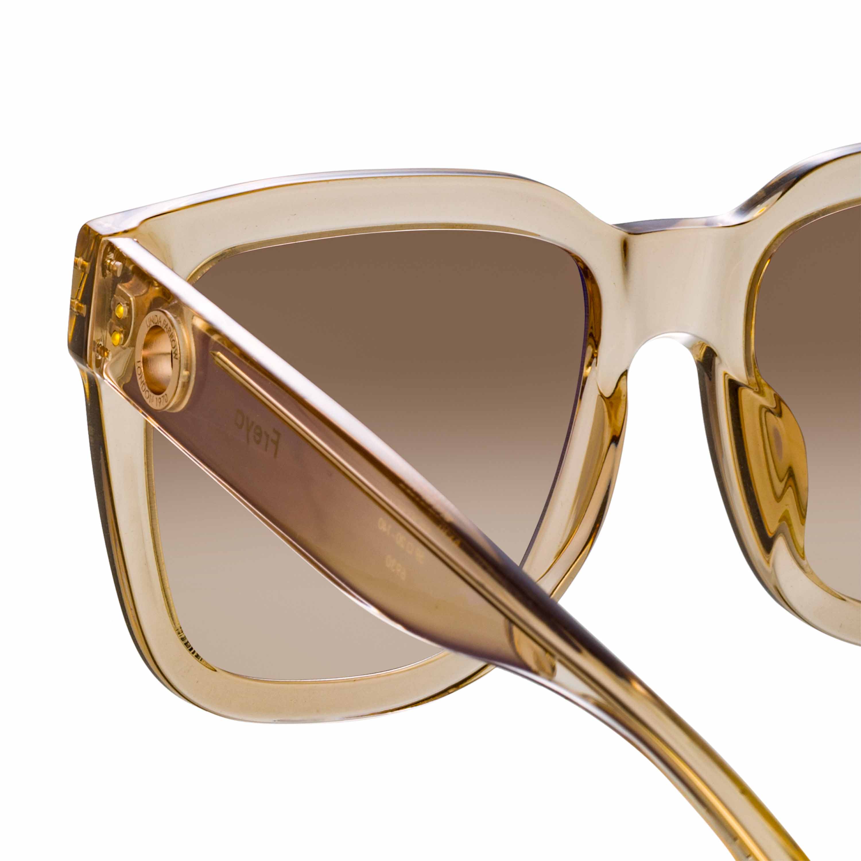 Color_LFL1175C4SUN - Freya Square Sunglasses in Ash