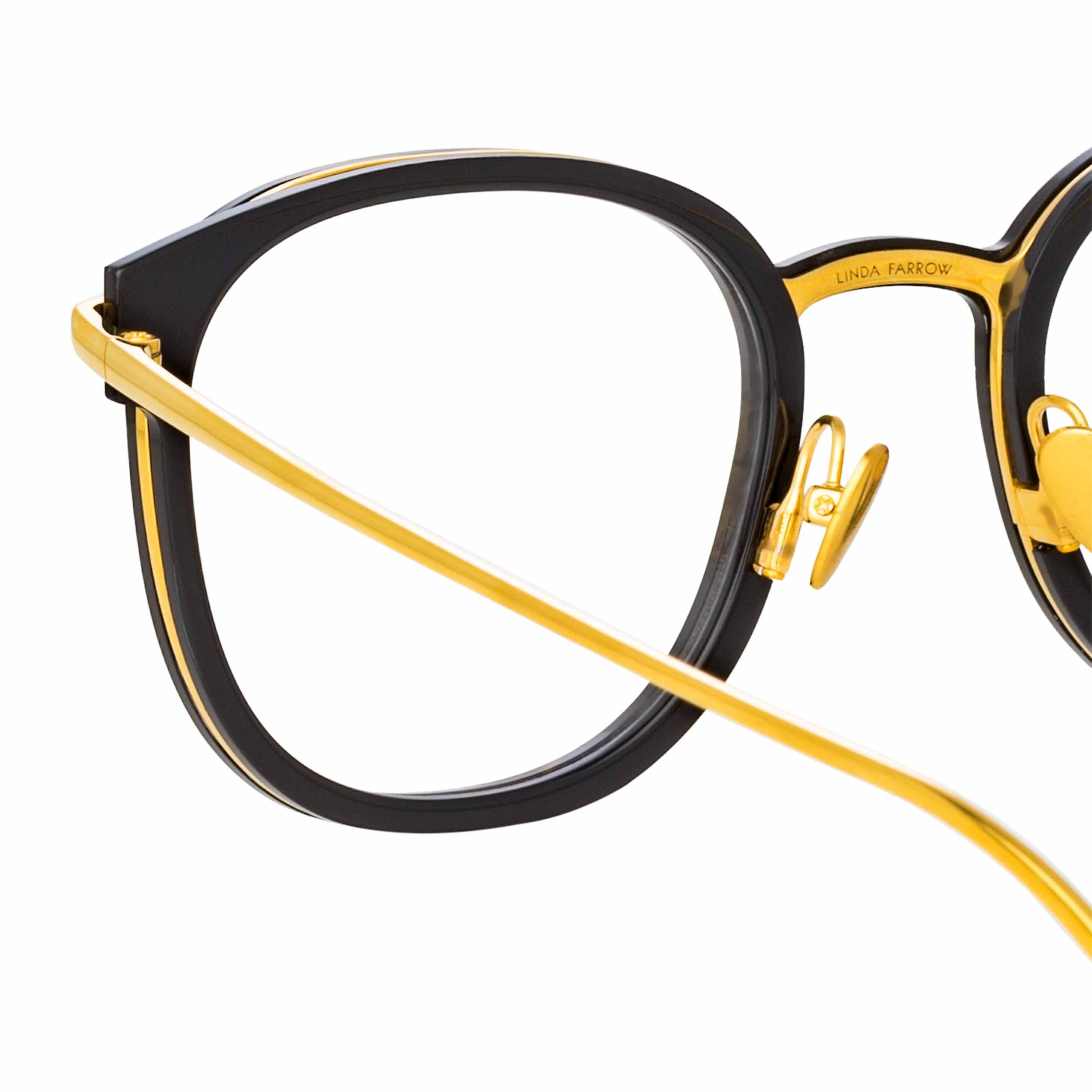 Color_LFL1184C1OPT - Fraser Optical Square Frame in Black