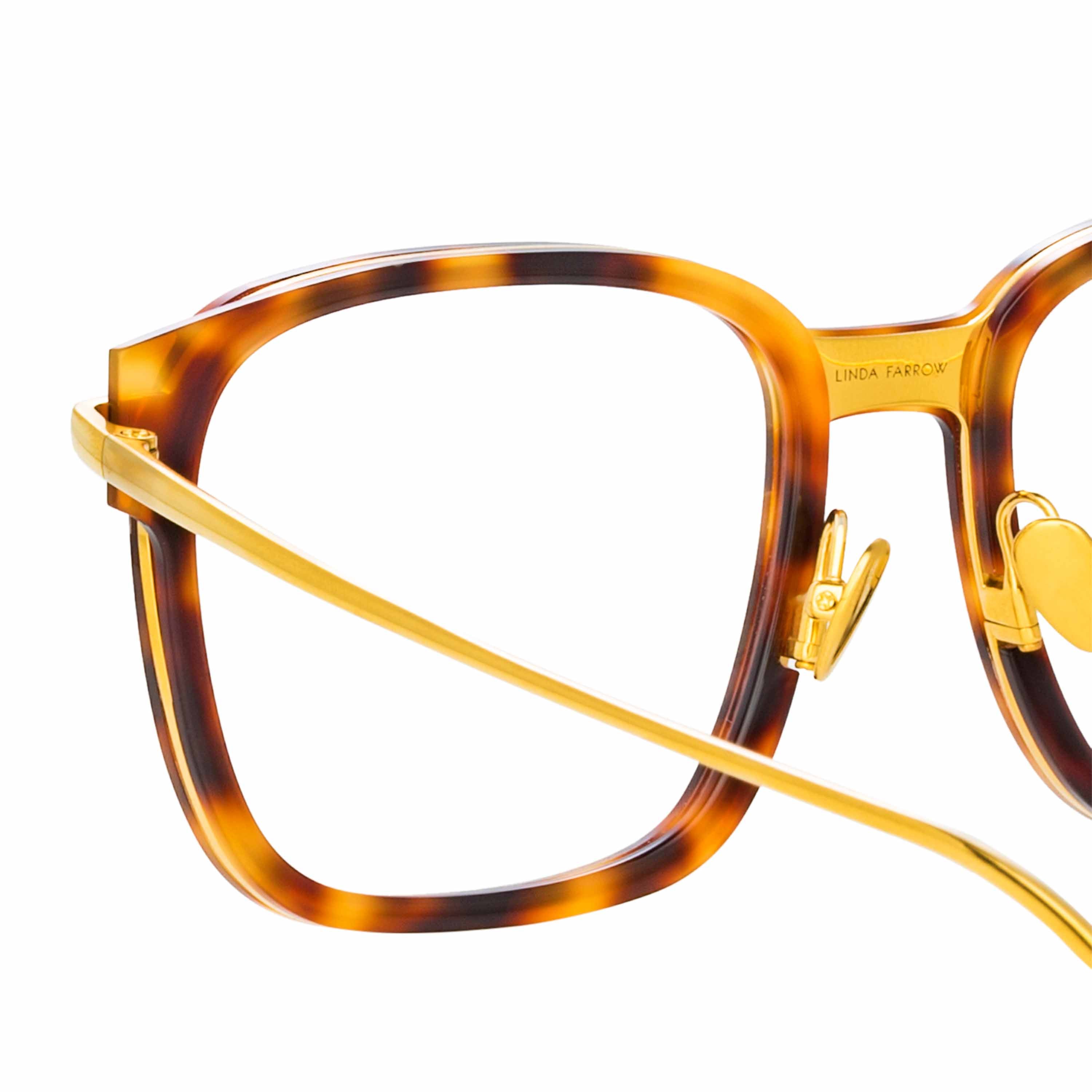 Color_LFL1185C3OPT - Franklin Optical Rectangular Frame in Tortoiseshell