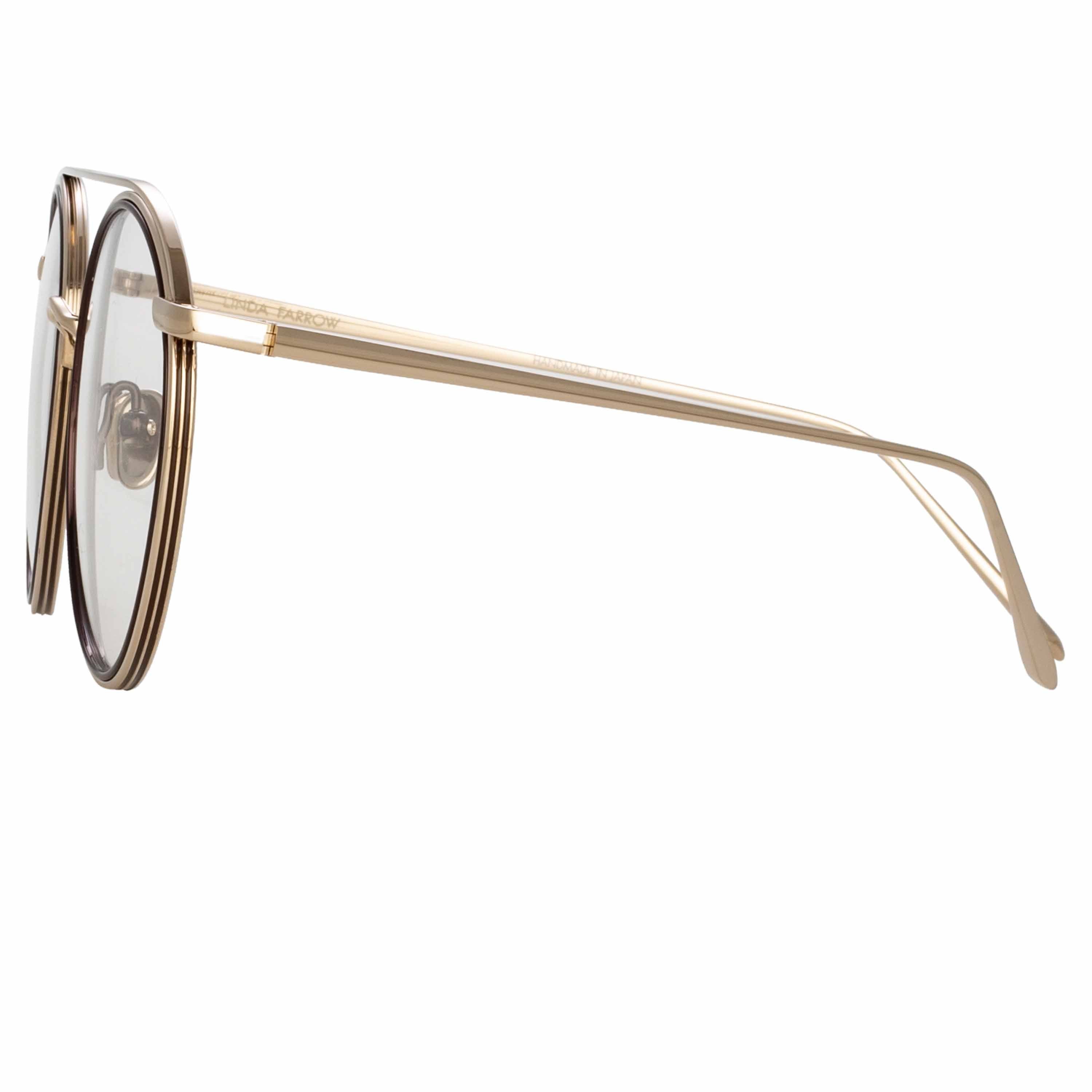 Color_LFL1192C3OPT - Corey Oval Optical Frame in Light Gold