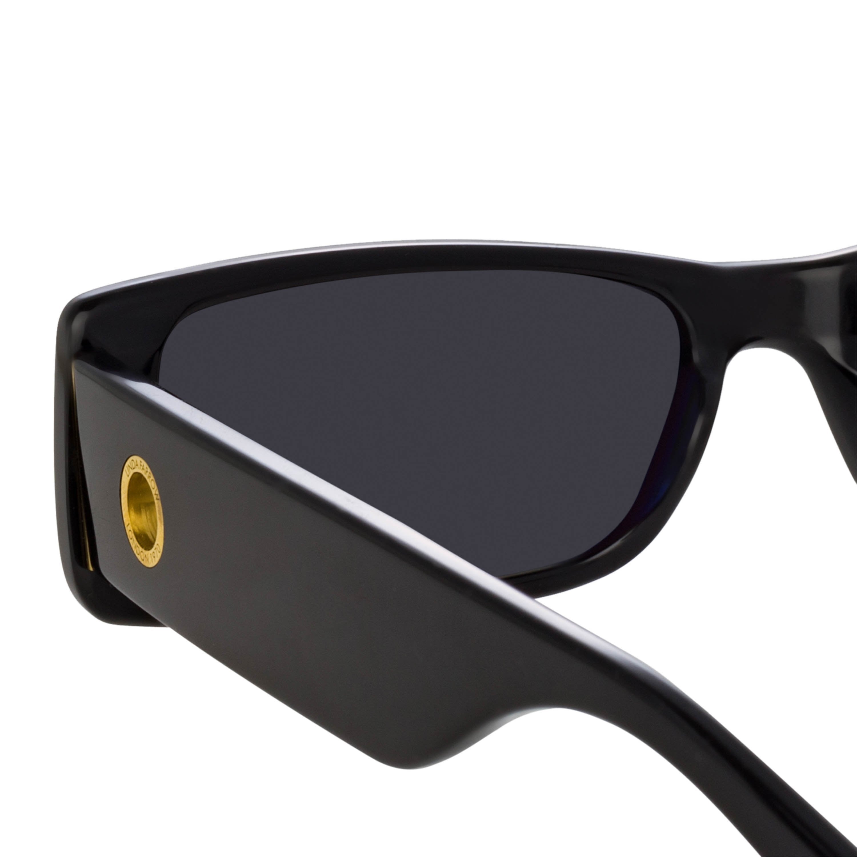 Color_LFL1201C1SUN - Dania Rectangular Sunglasses in Black